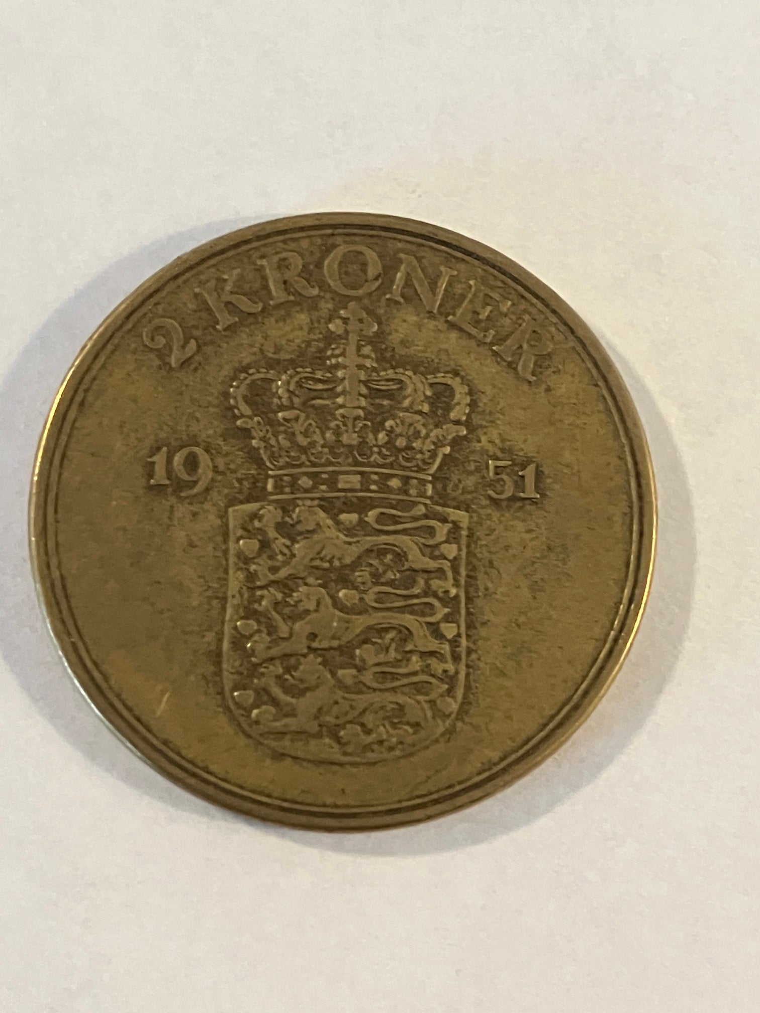 2 Kroner Danmark 1951