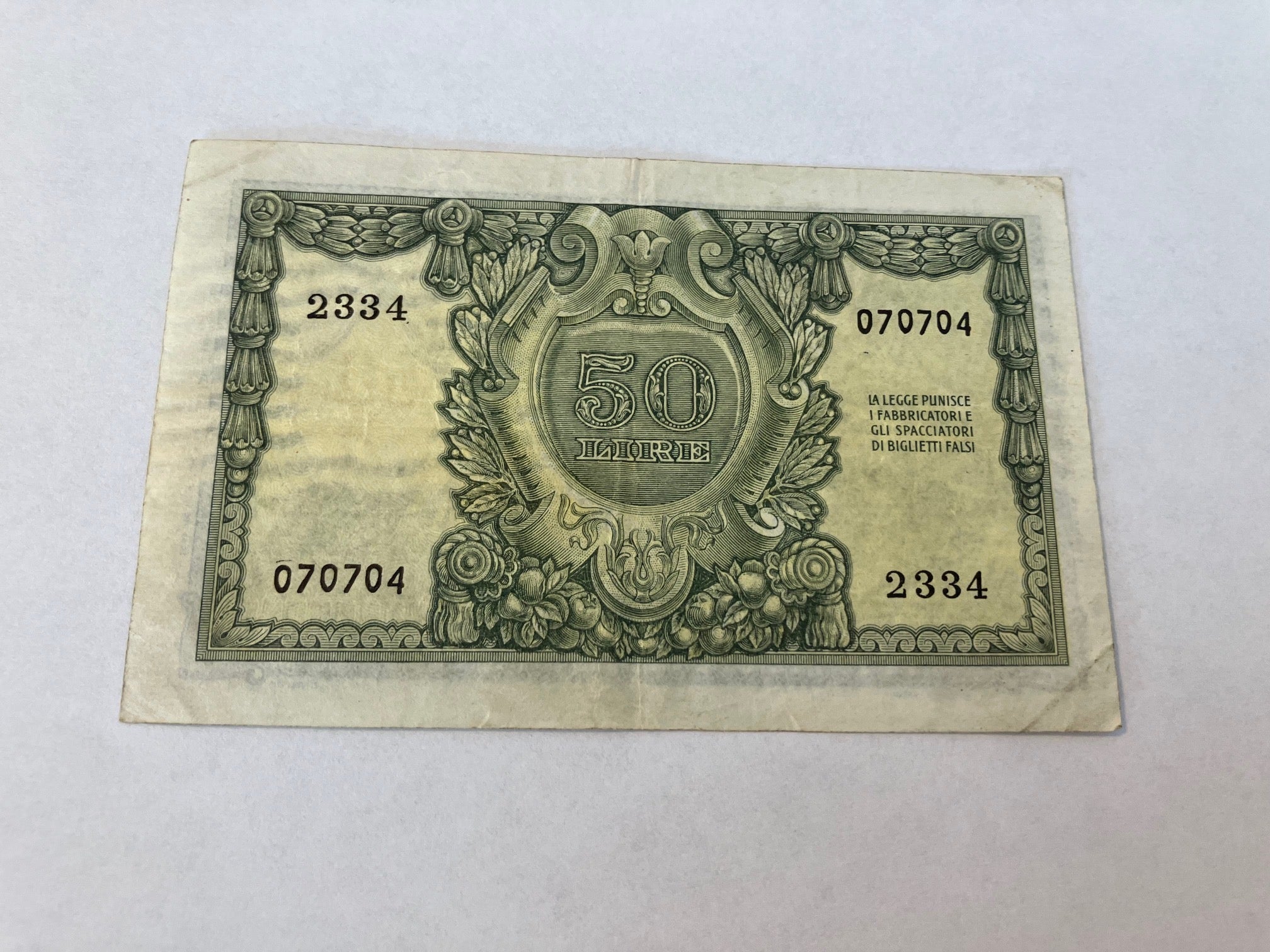 50 Lire Italy