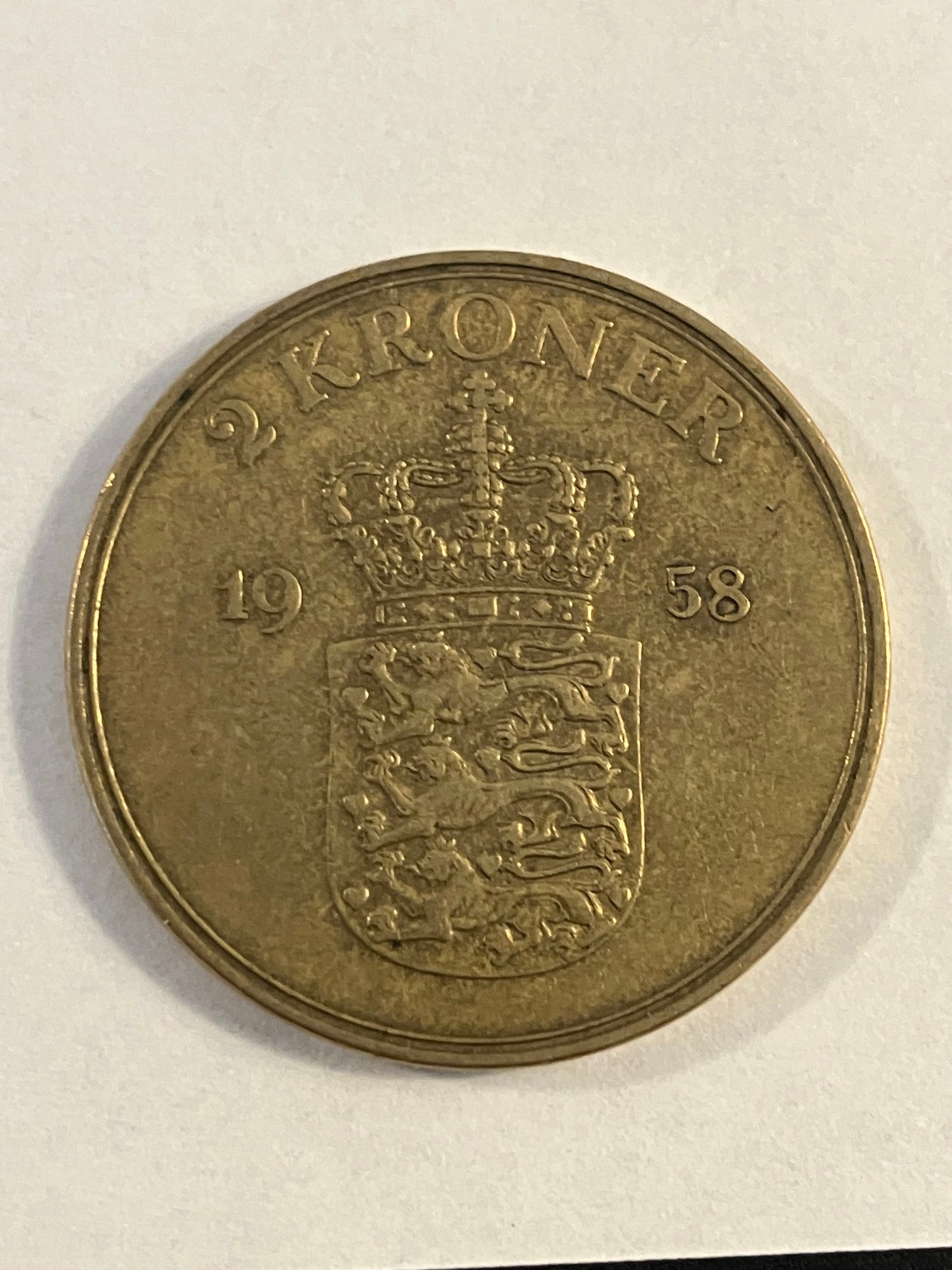 2 Kroner Danmark 1958