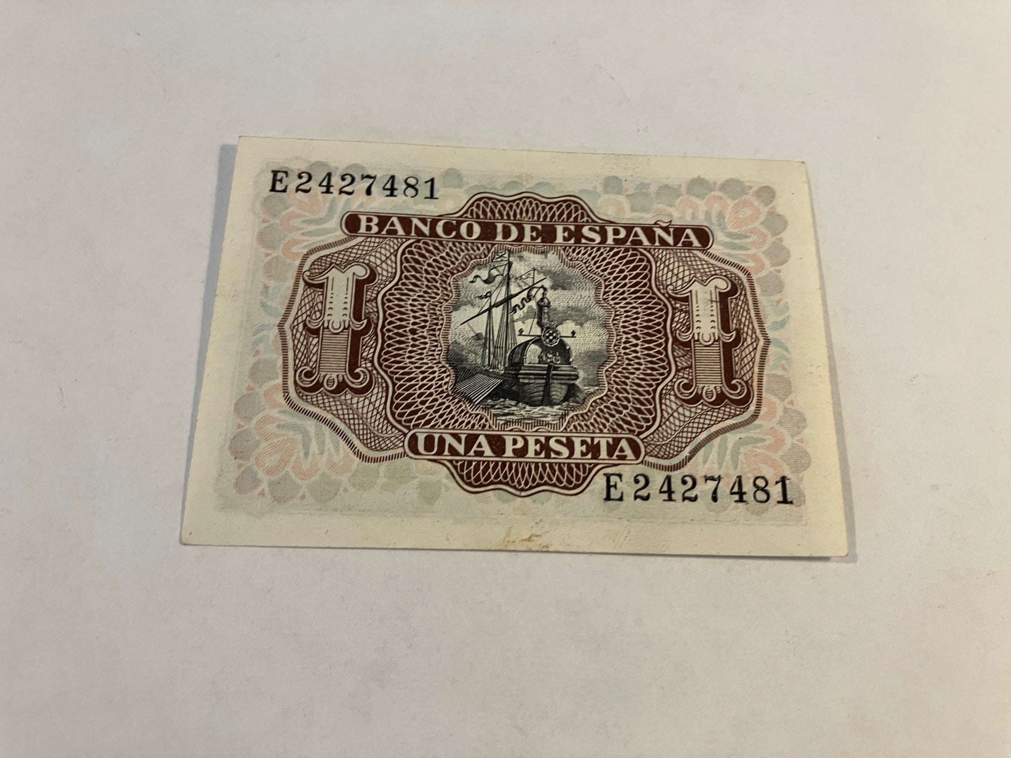 Una Peseta 1953 Spain