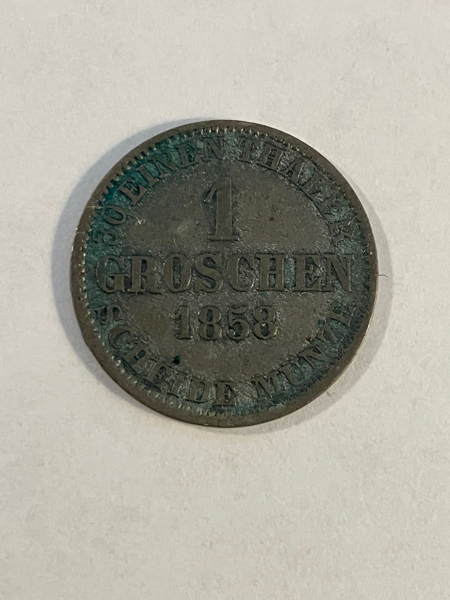 1 Groschen 1858 Austria