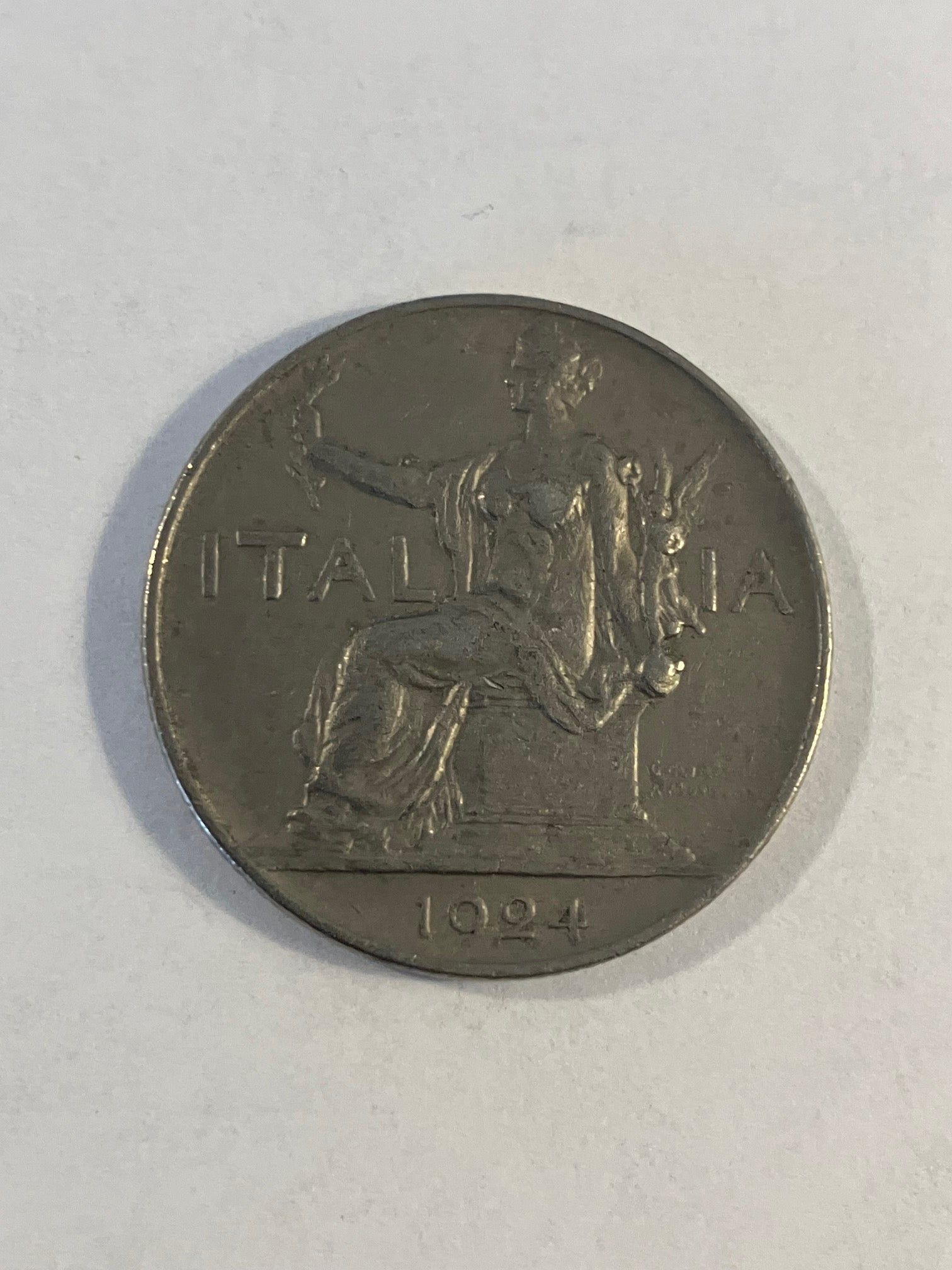 1 Lira Italy 1924