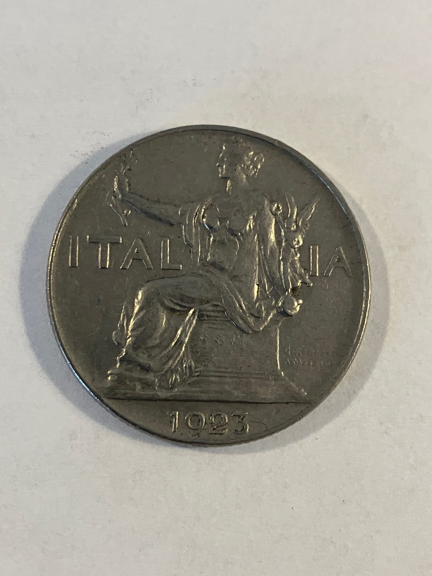 1 Lira Italy 1923