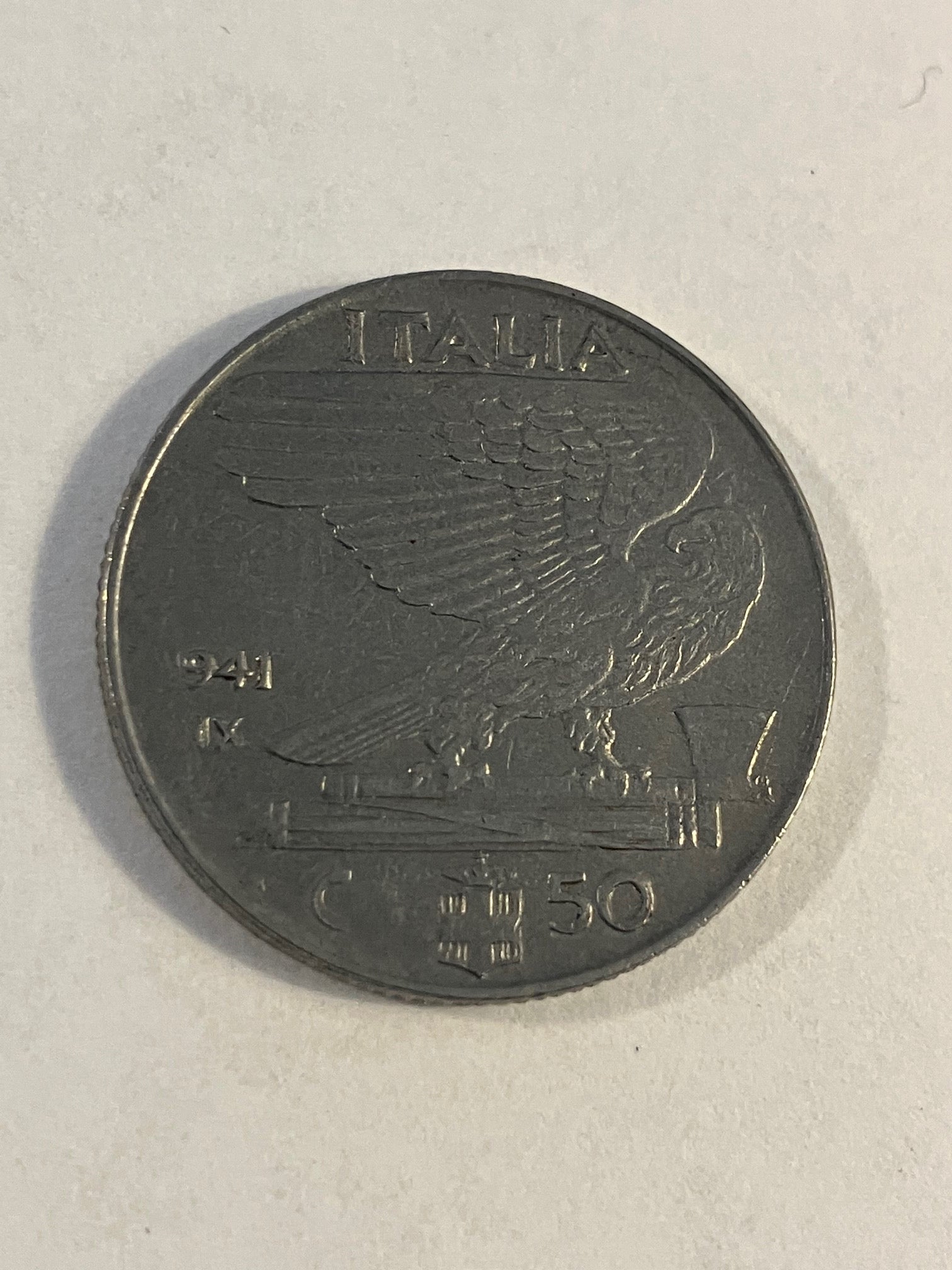 50 Centesimi Italy 1941