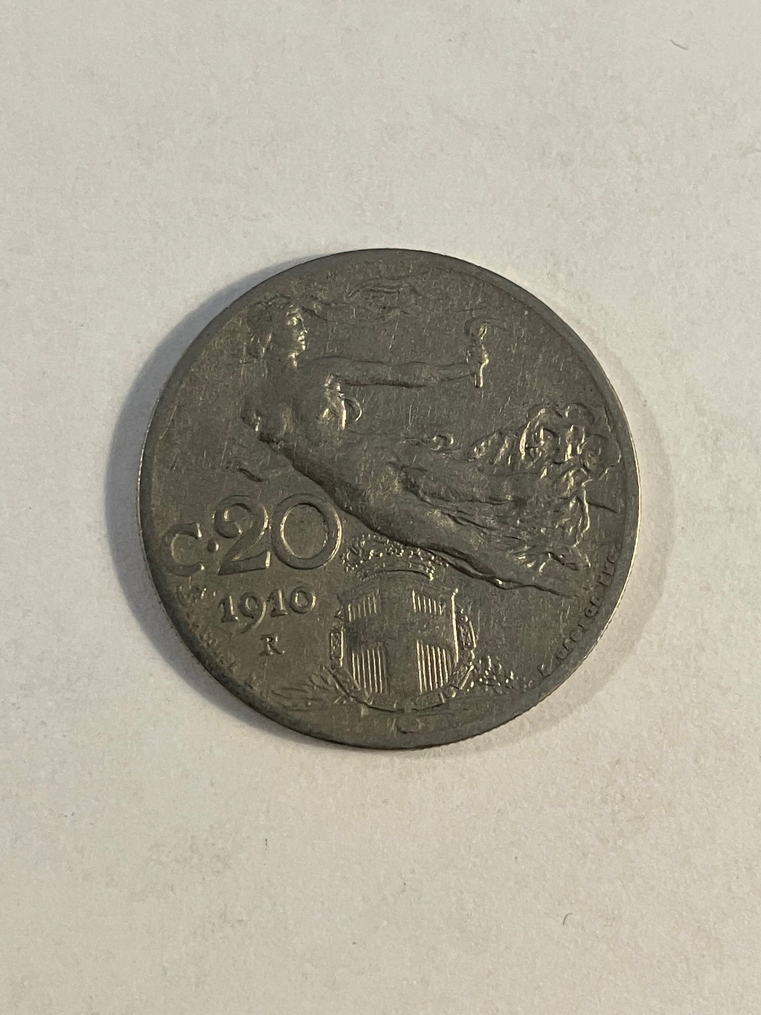 20 Centesimi Italy 1910