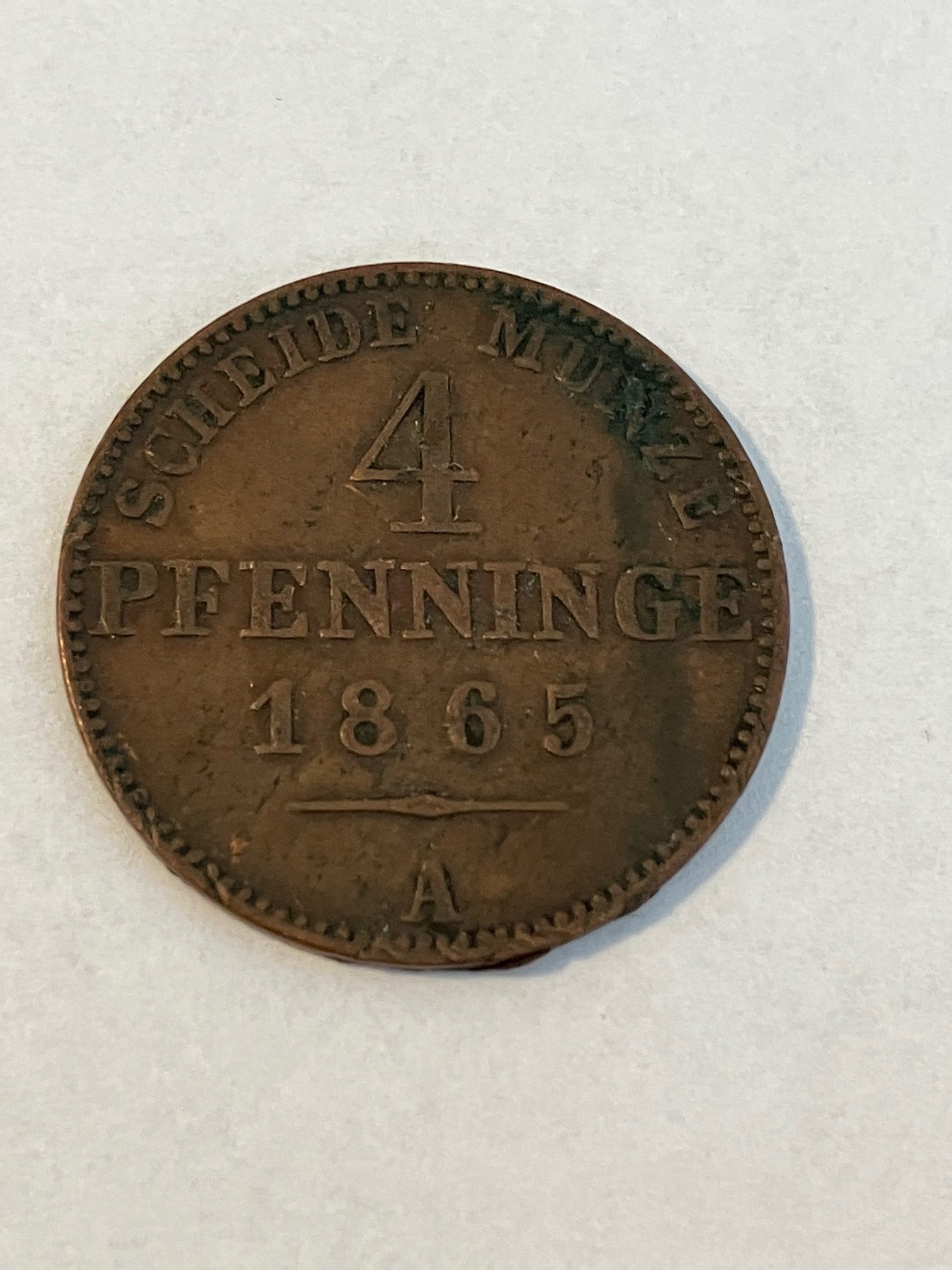 4 Pfenninge 1865 A
