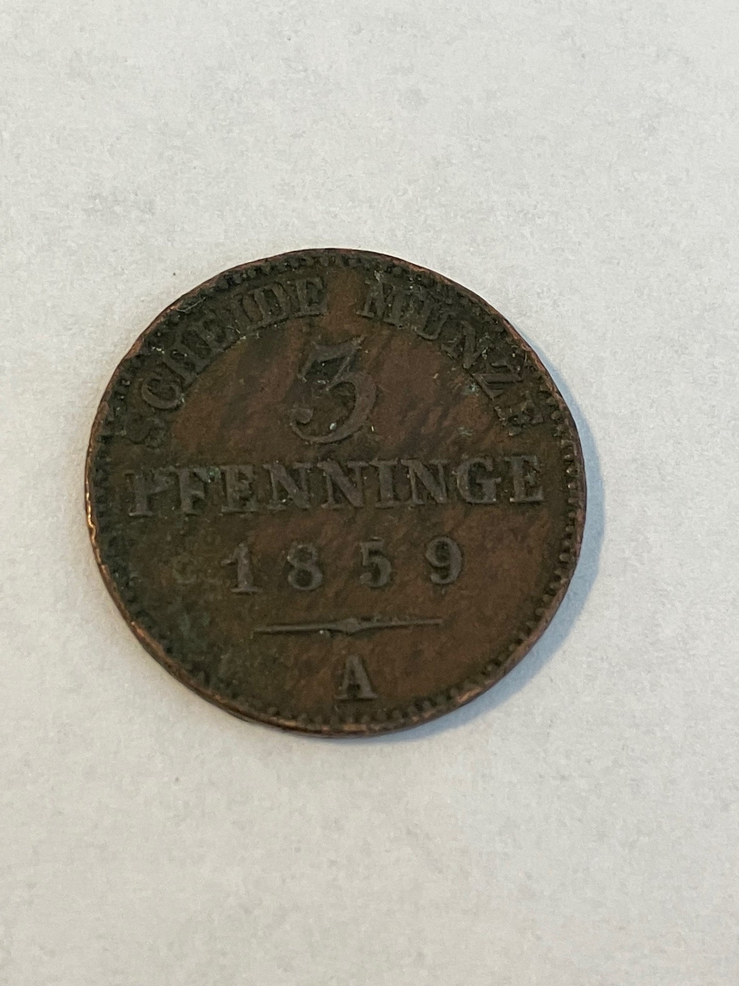 3 Pfenninge 1859 A