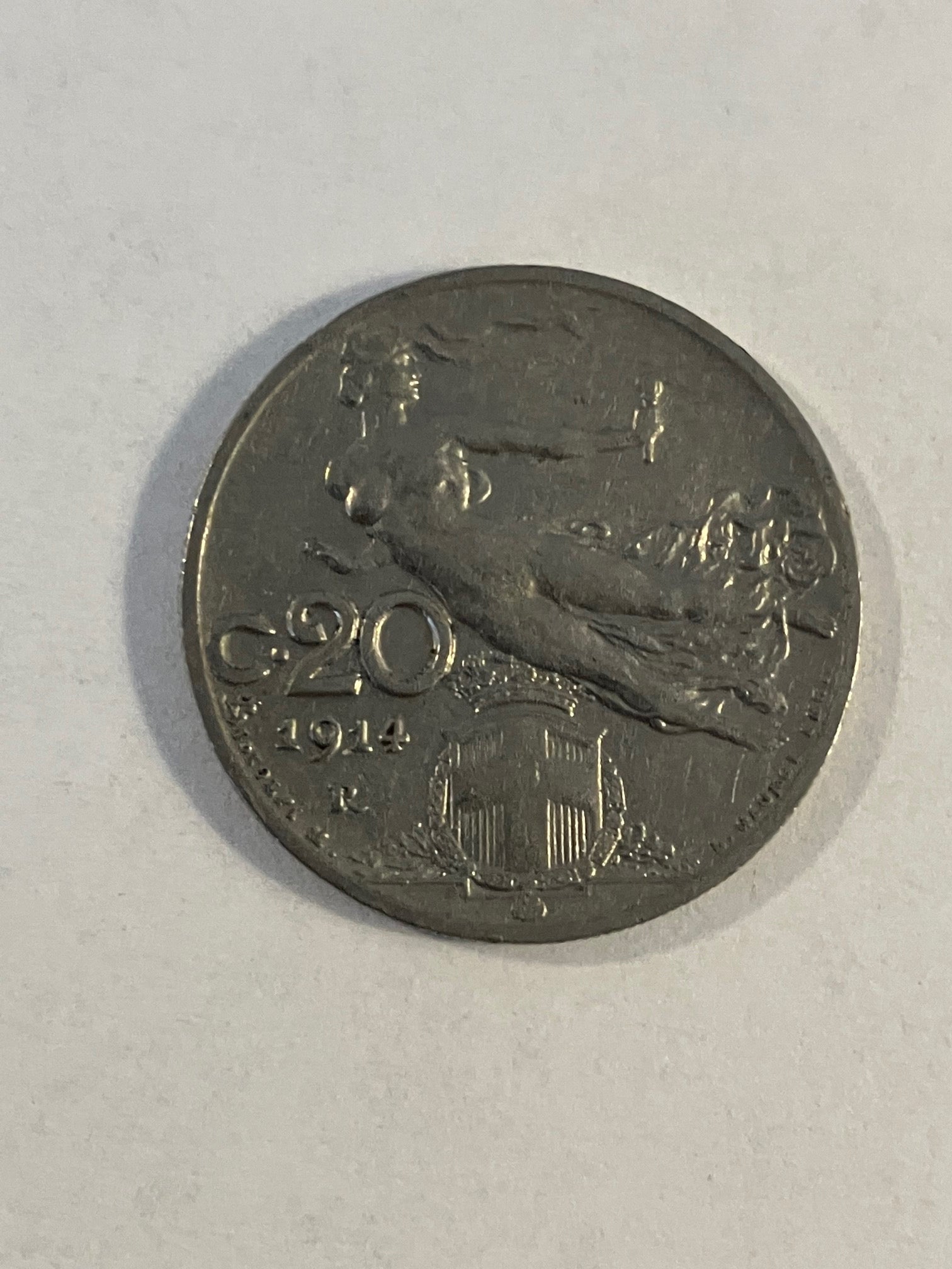 20 Centesimi Italy 1914