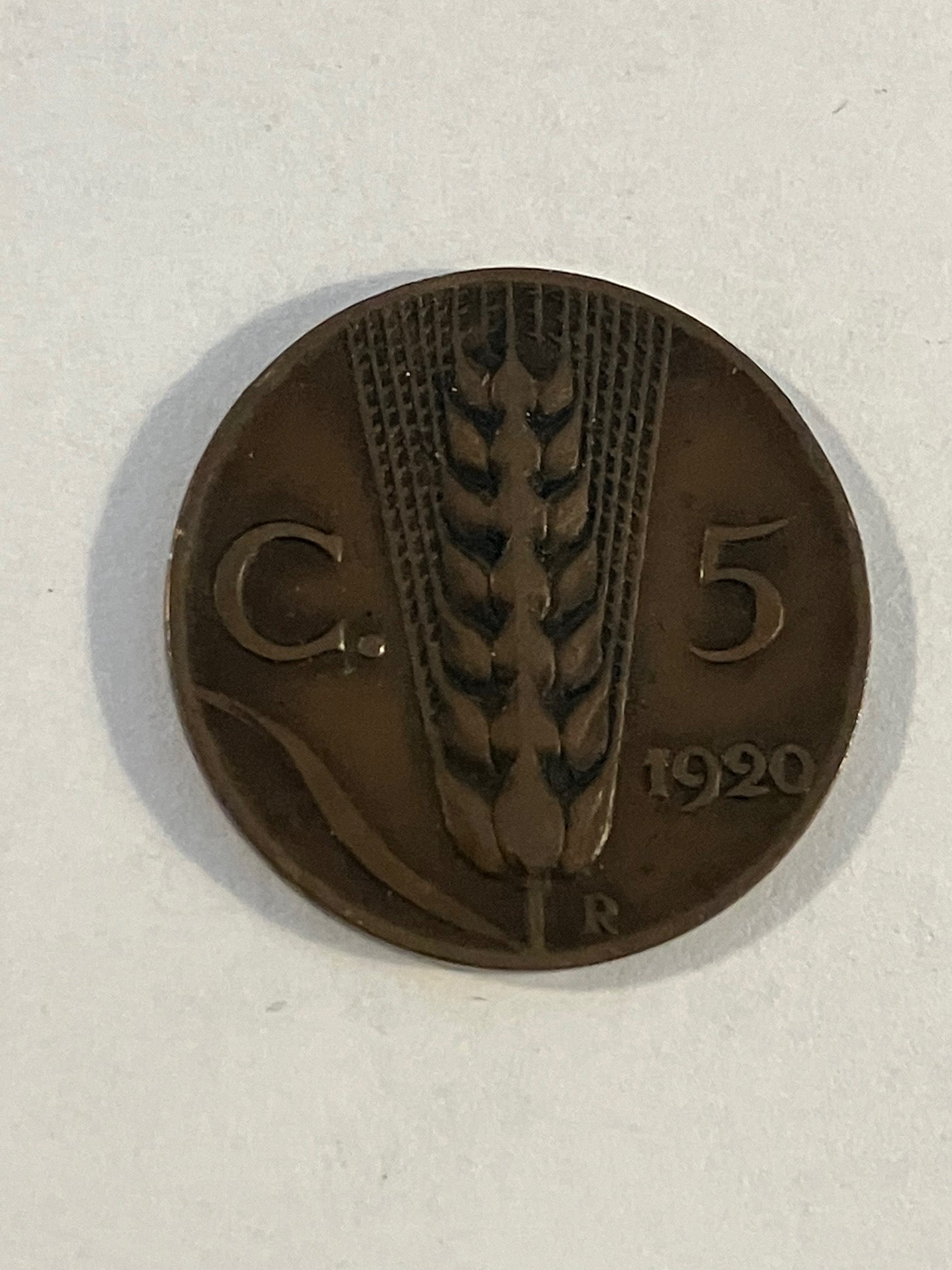 5 Centesimi Italy 1920