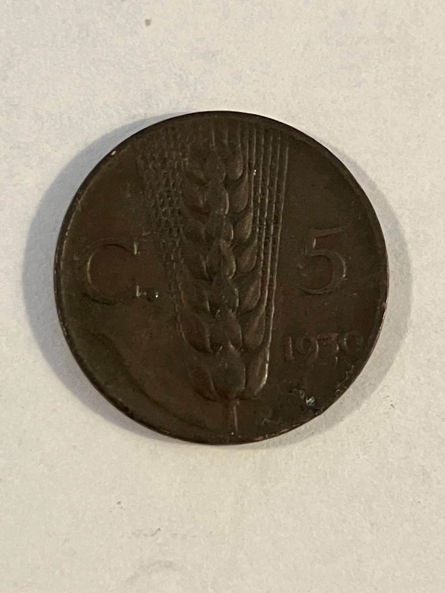 5 Centesimi Italy 1930