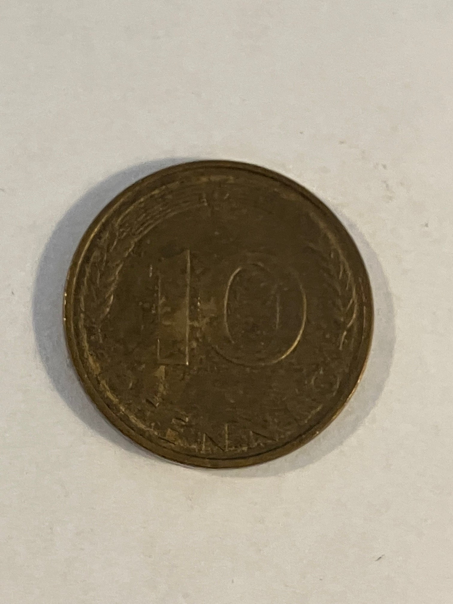 10 Pfennig Germany 1993