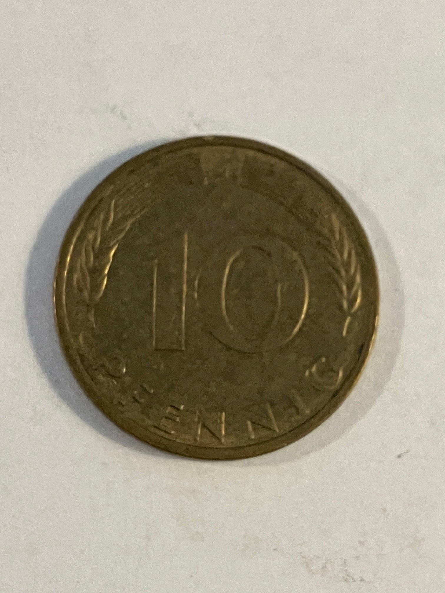 10 Pfennig Germany 1988