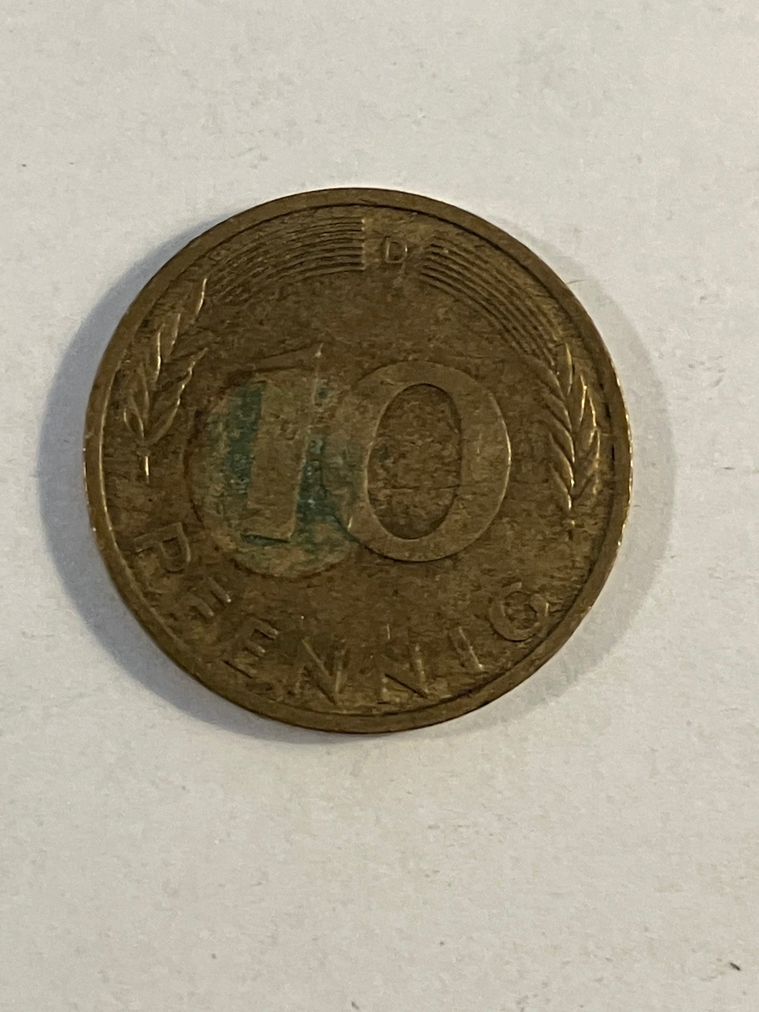 10 Pfennig Germany 1982