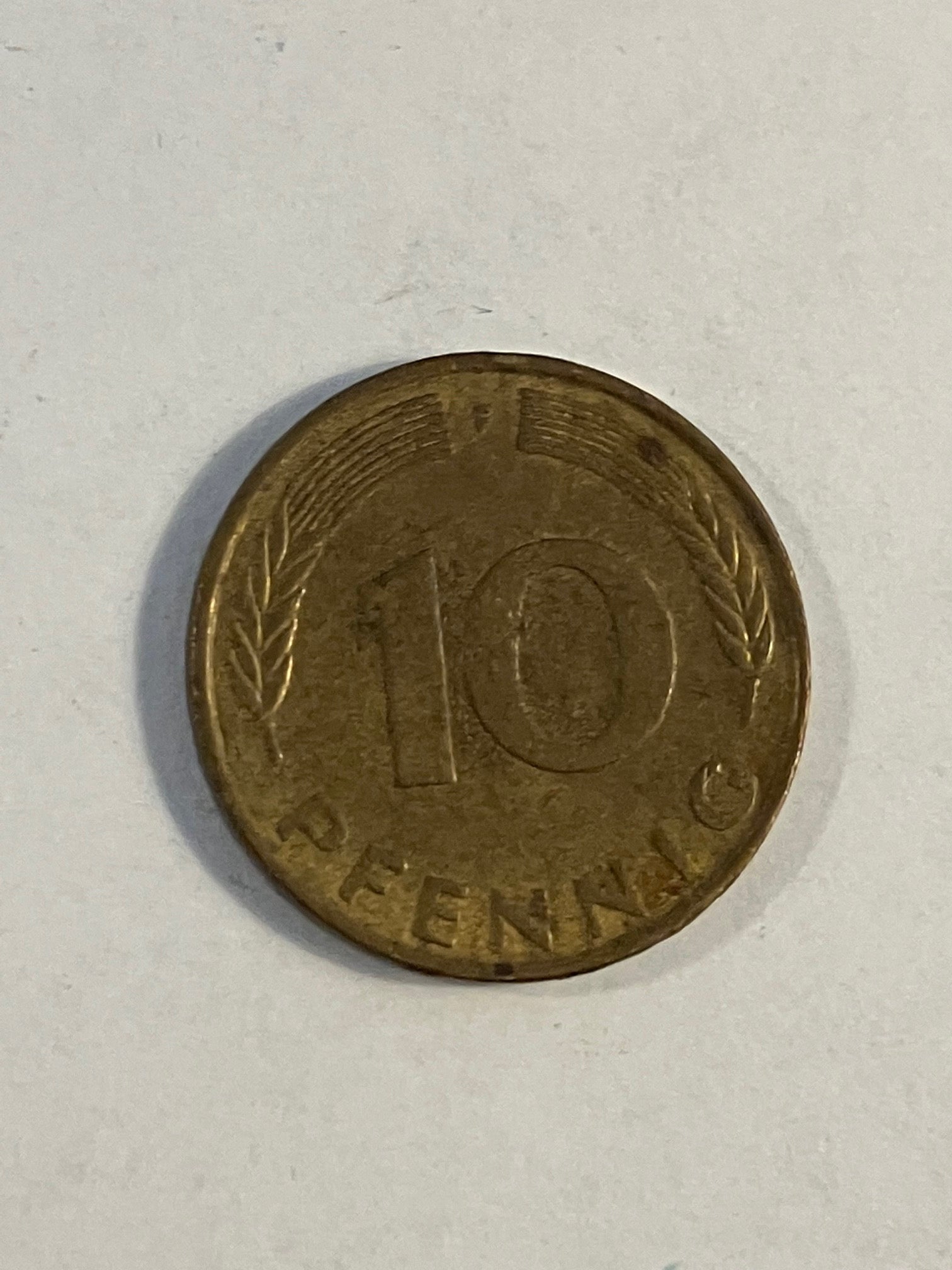 10 Pfennig Germany 1977