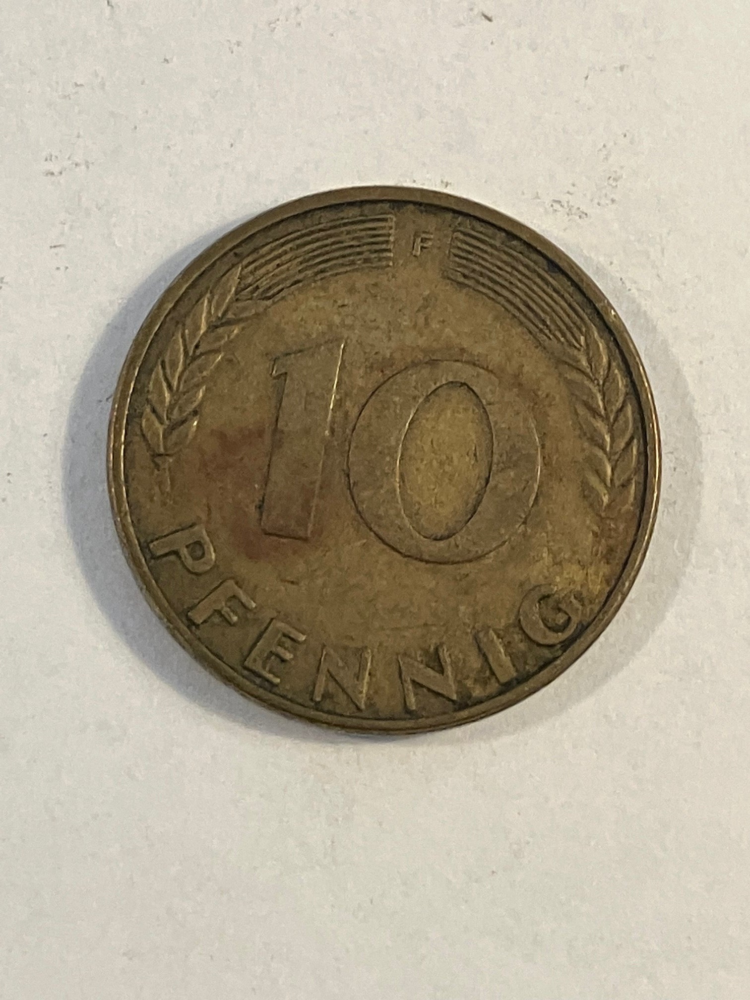 10 Pfennig Germany 1966