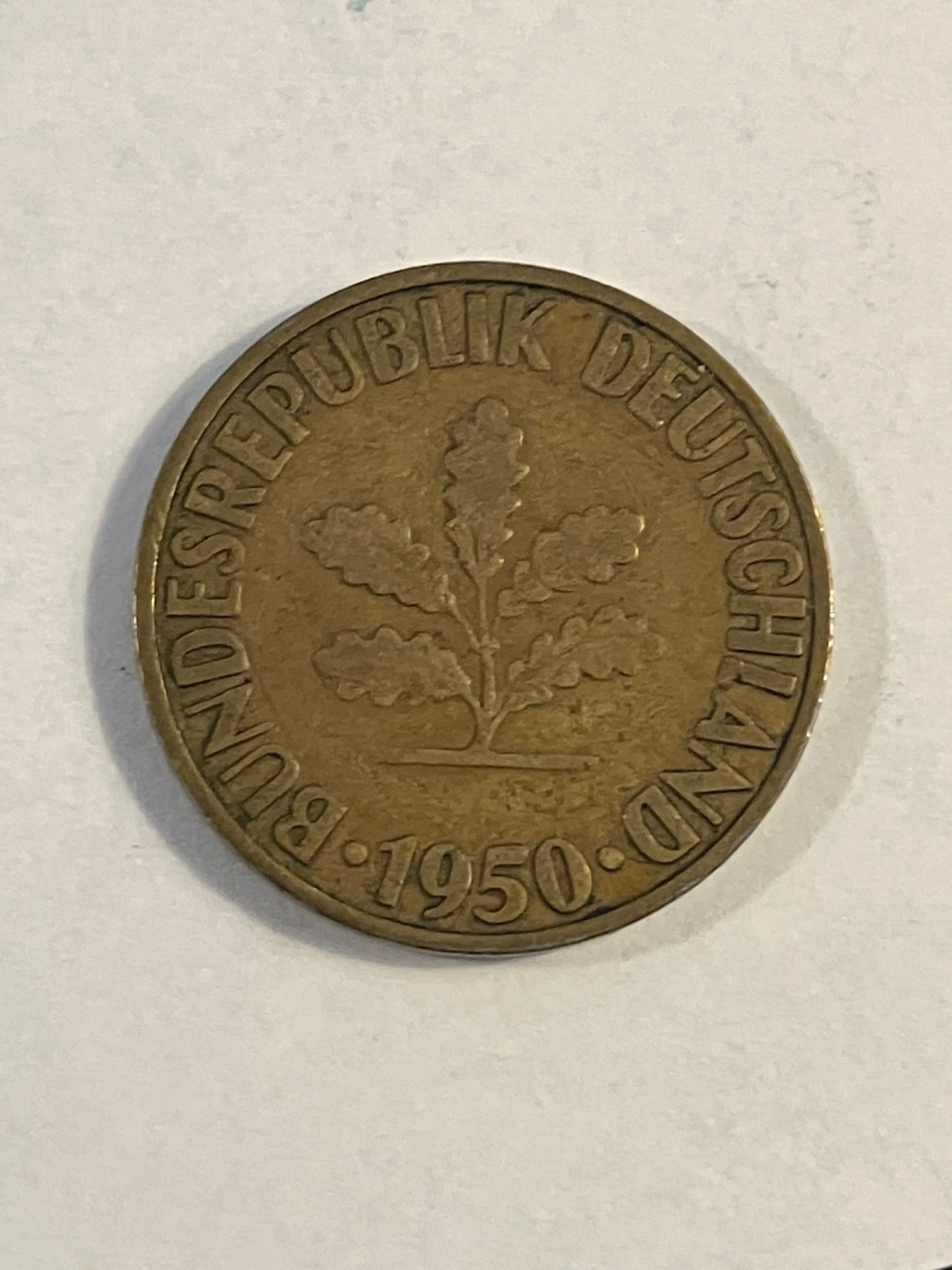 10 Pfennig Germany 1950