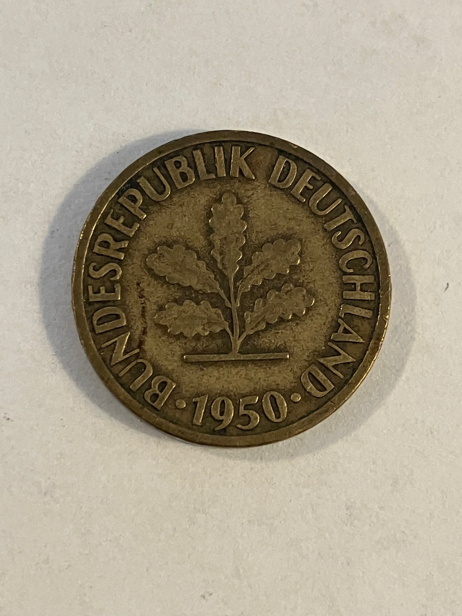 5 Pfennig Germany 1950