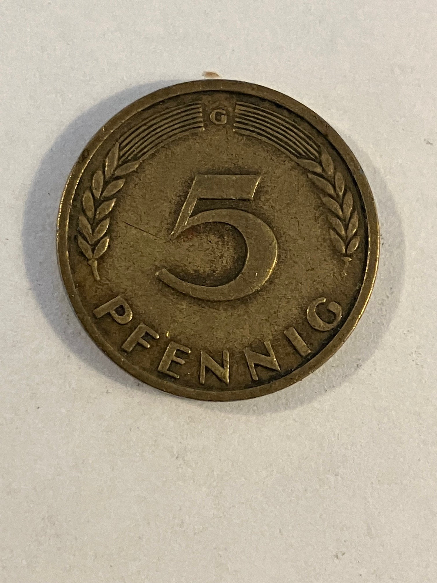 5 Pfennig Germany 1950