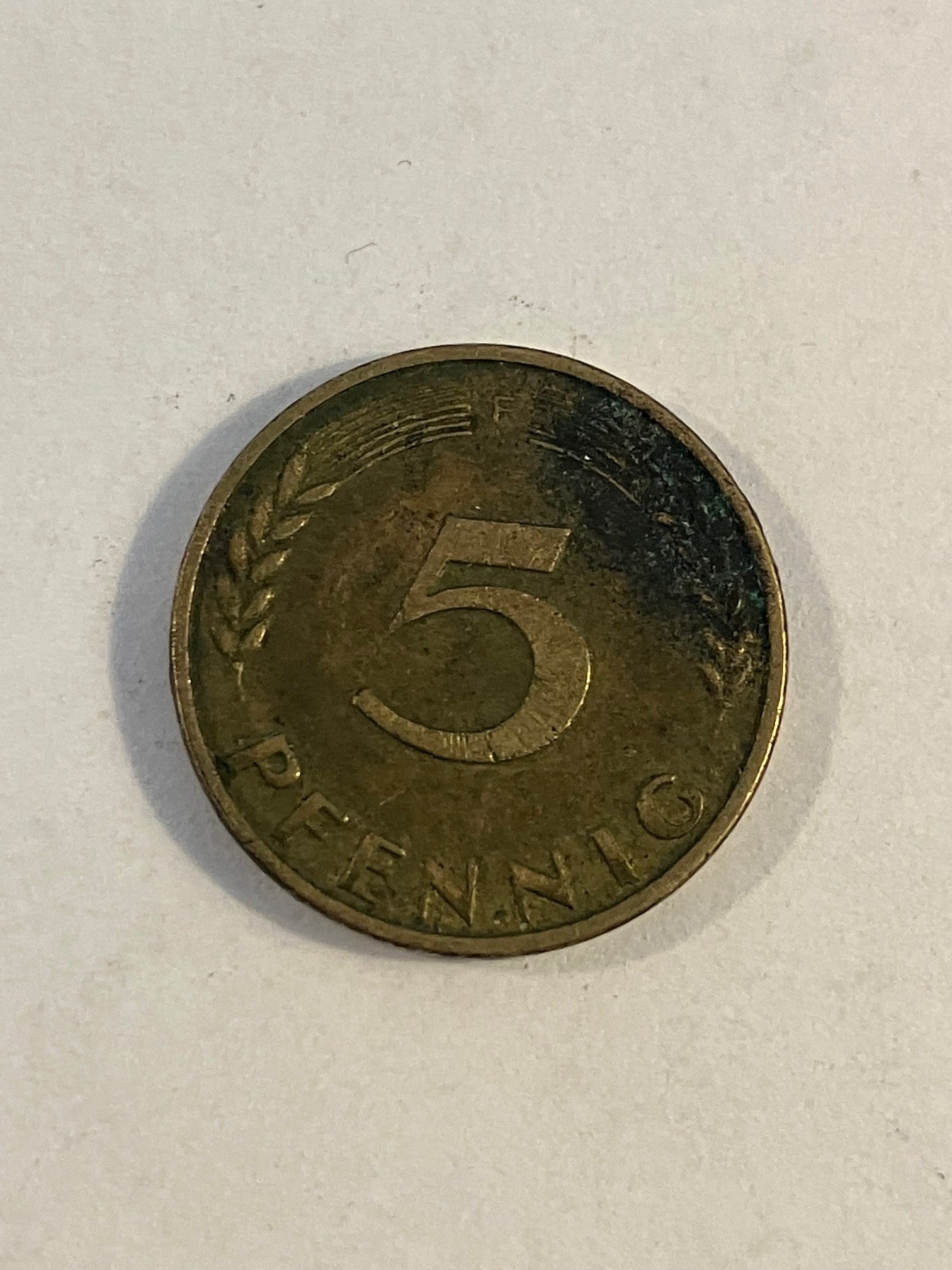 5 Pfennig Germany 1970