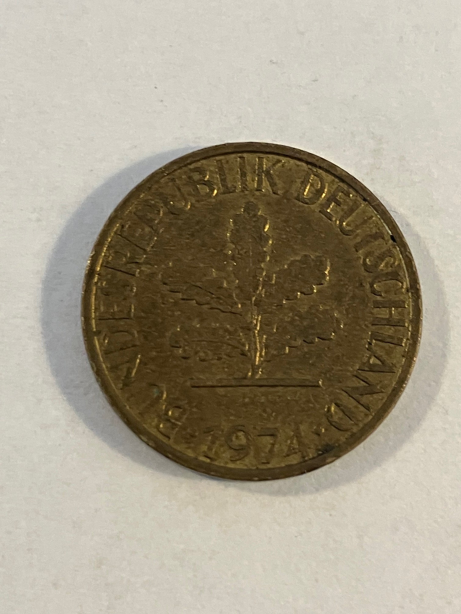 5 Pfennig Germany 1974