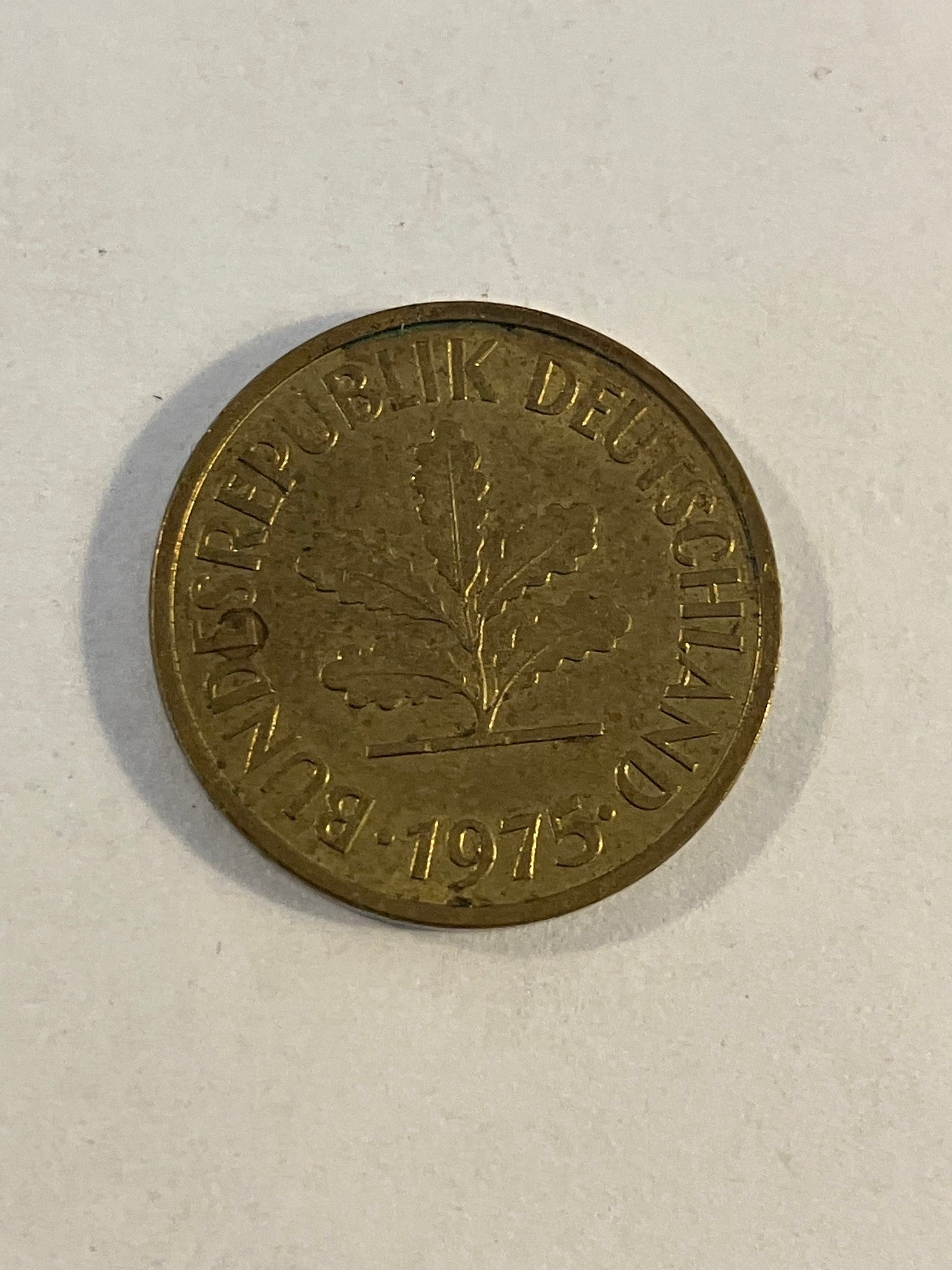 5 Pfennig Germany 1975