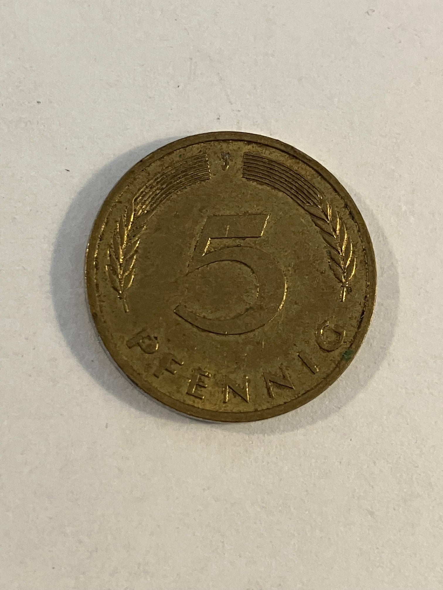 5 Pfennig Germany 1975