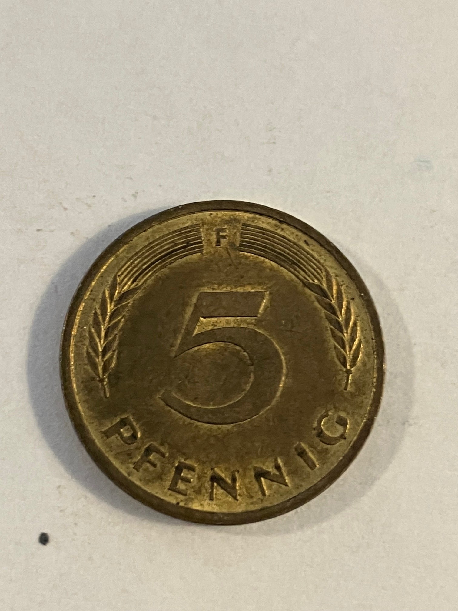 5 Pfennig Germany 1976