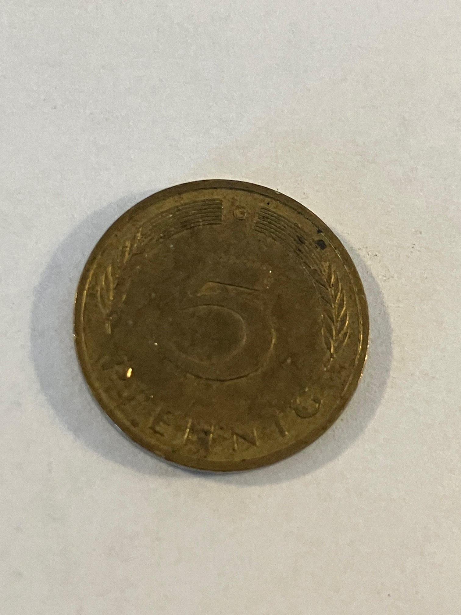 5 Pfennig Germany 1985