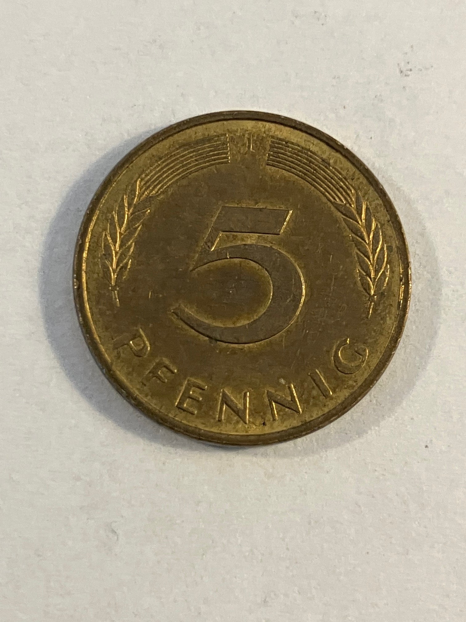 5 Pfennig Germany 1992