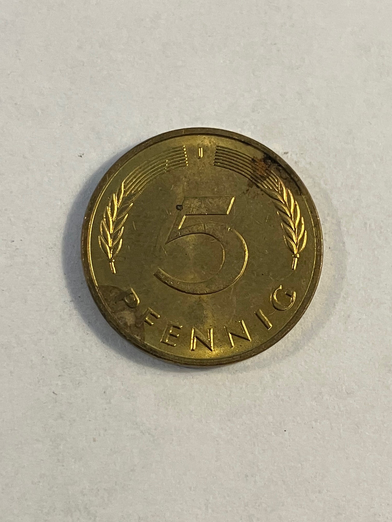 5 Pfennig Germany 1996