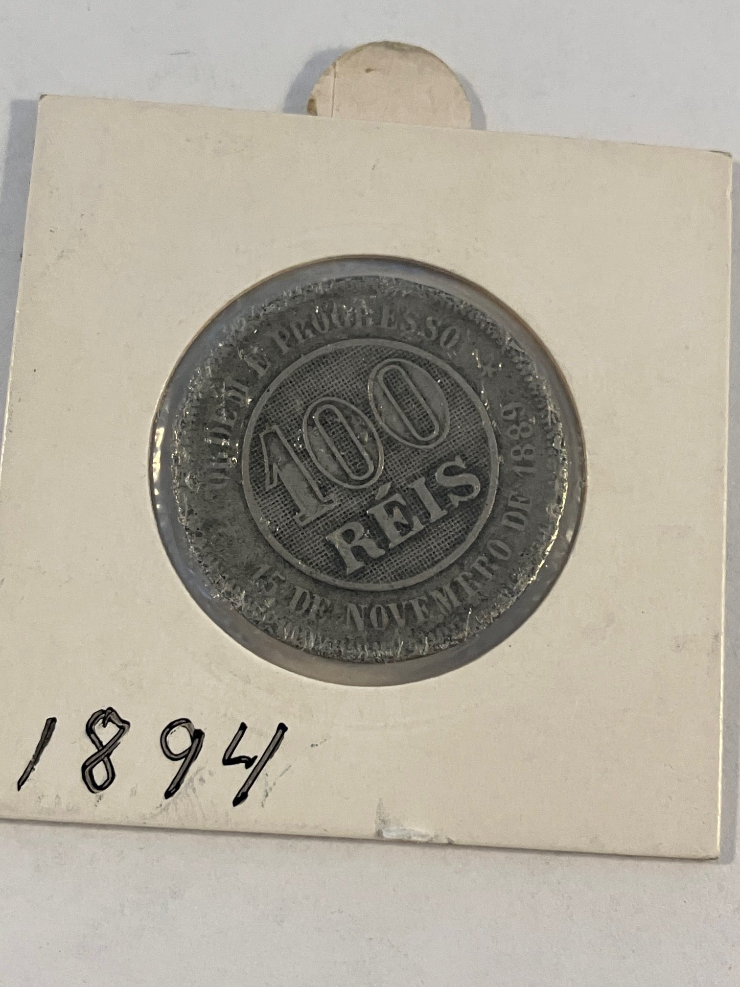 100 Reis Brazil 1894