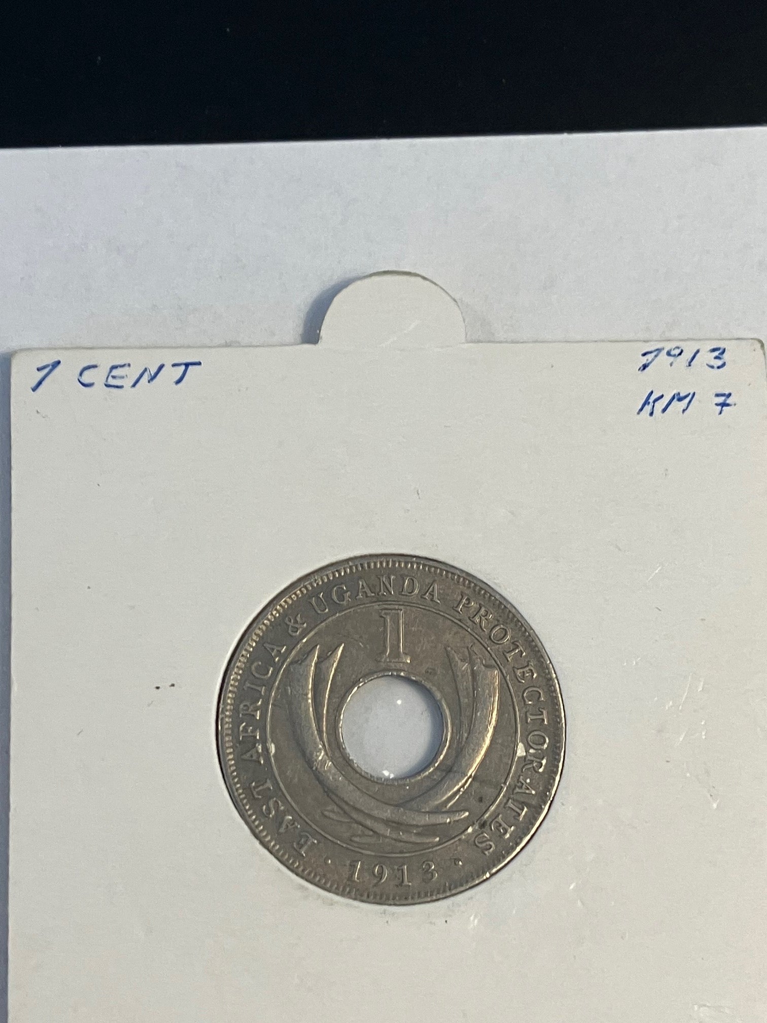 1 Cent Uganda 1913