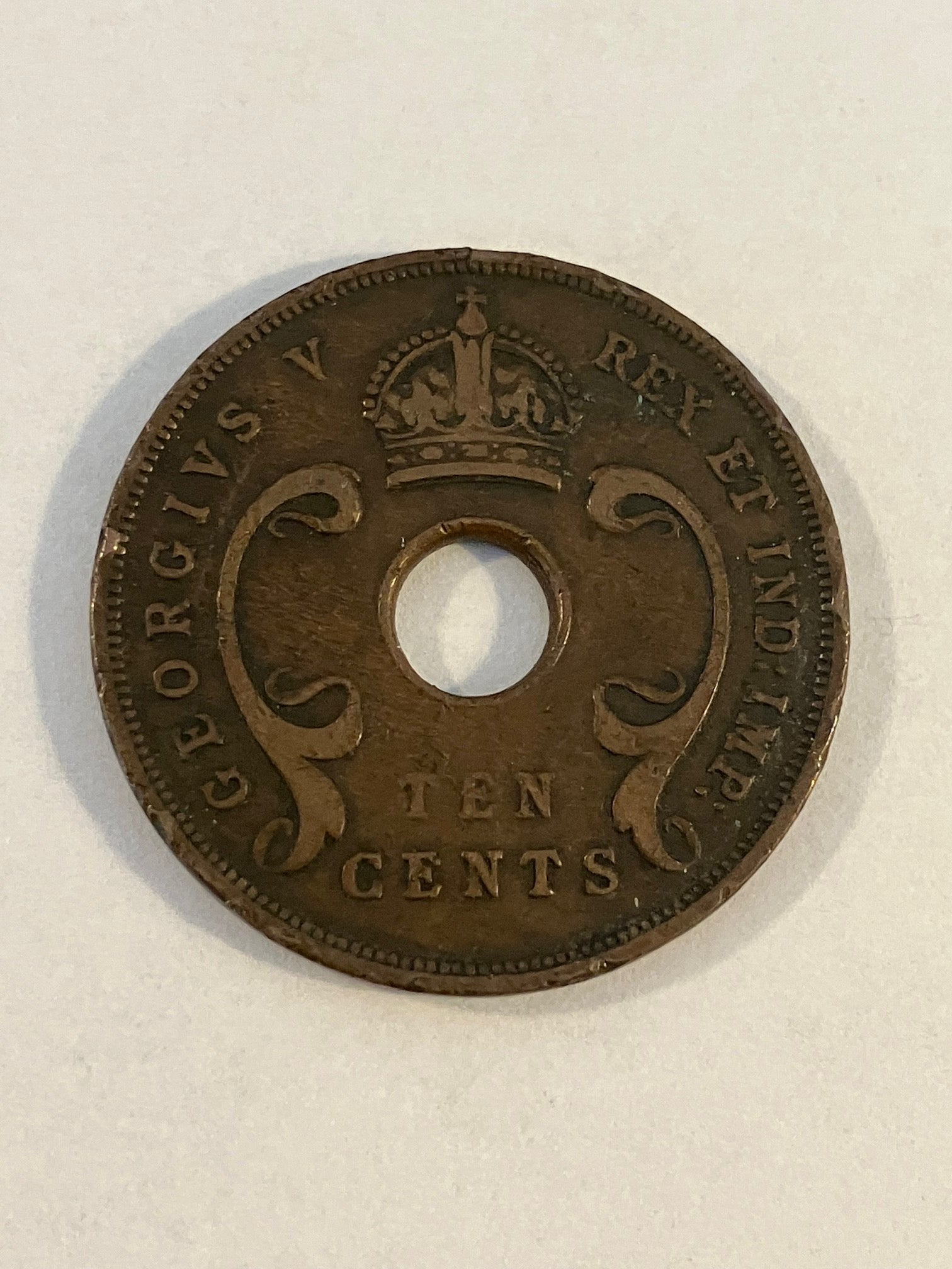 10 Cents East Africa 1933