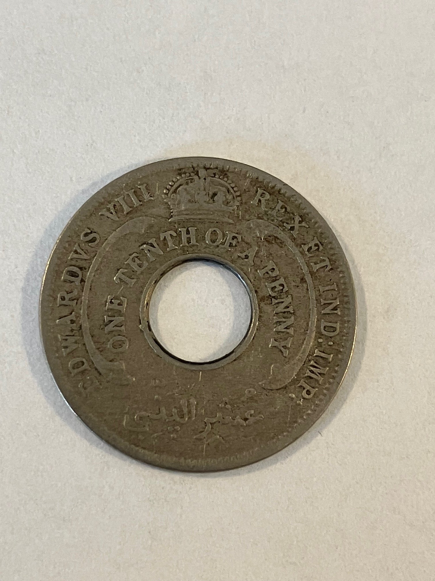 One tenth of a Penny British West Africa 1936