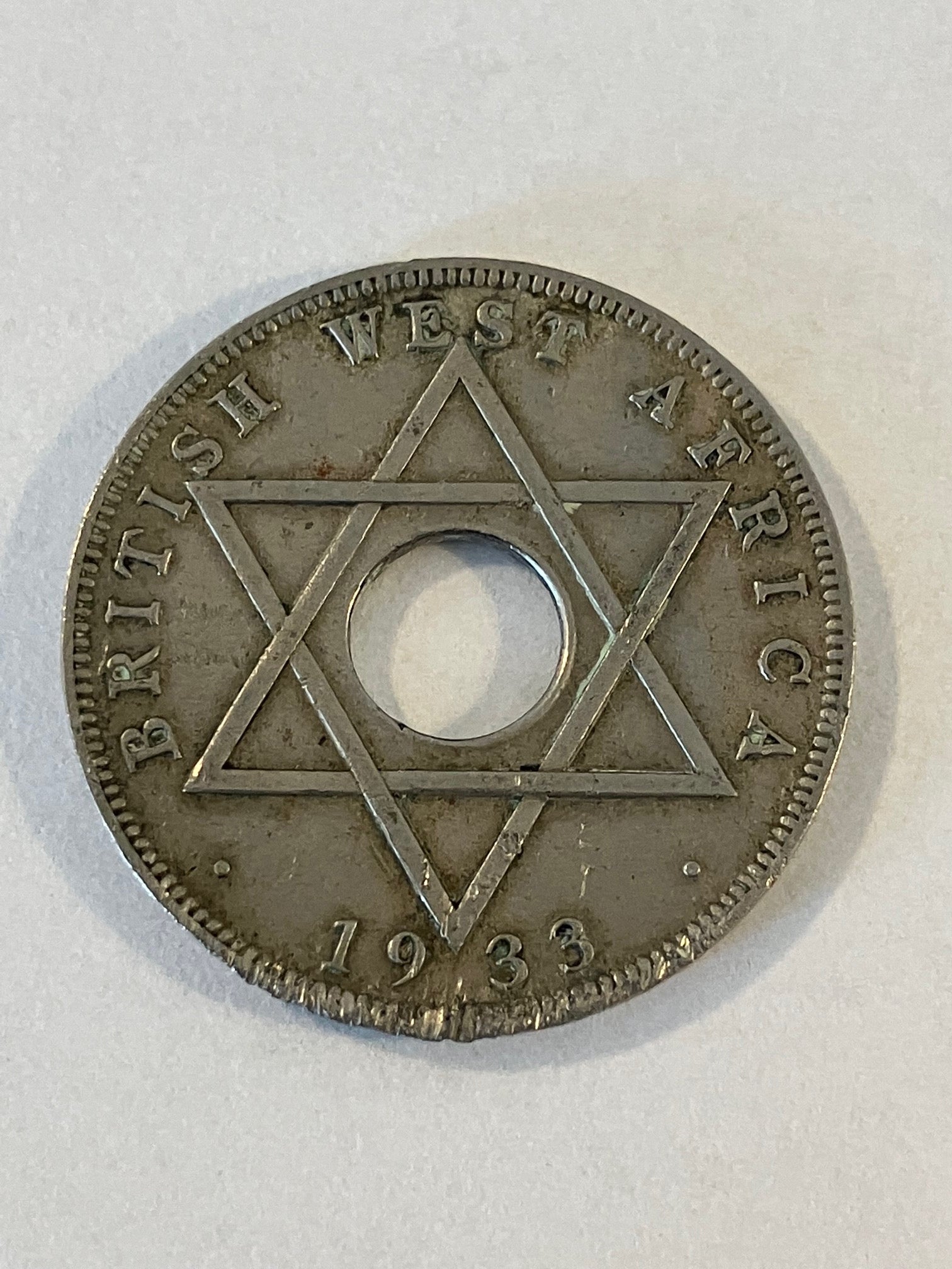 One Half Penny 1933 British West Africa - Slidt