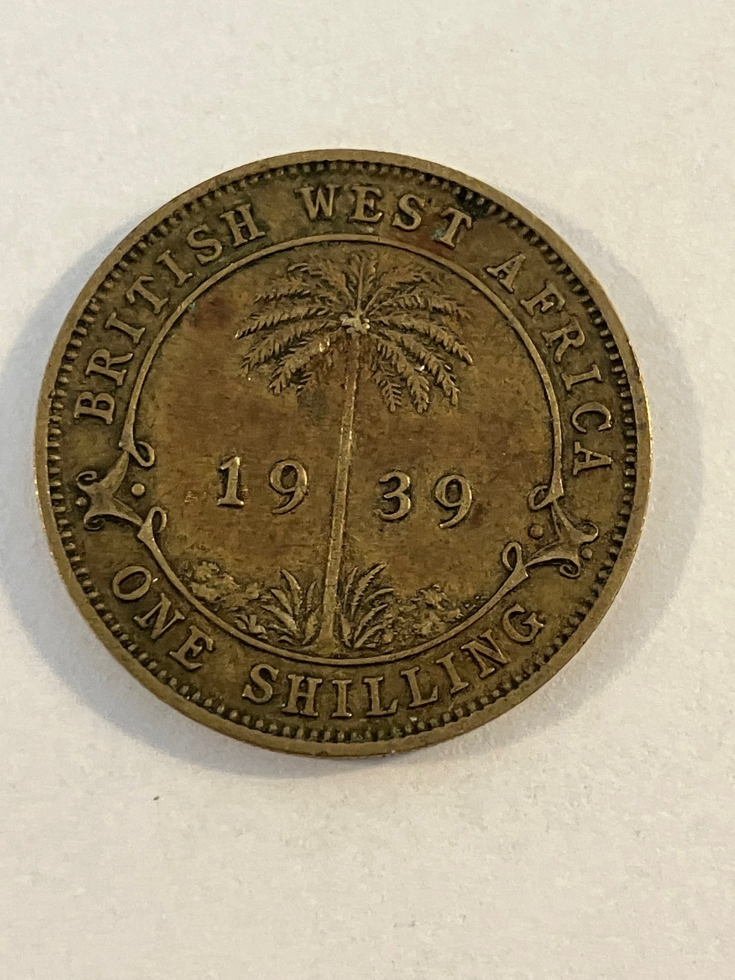 One Shilling British West Africa 1939