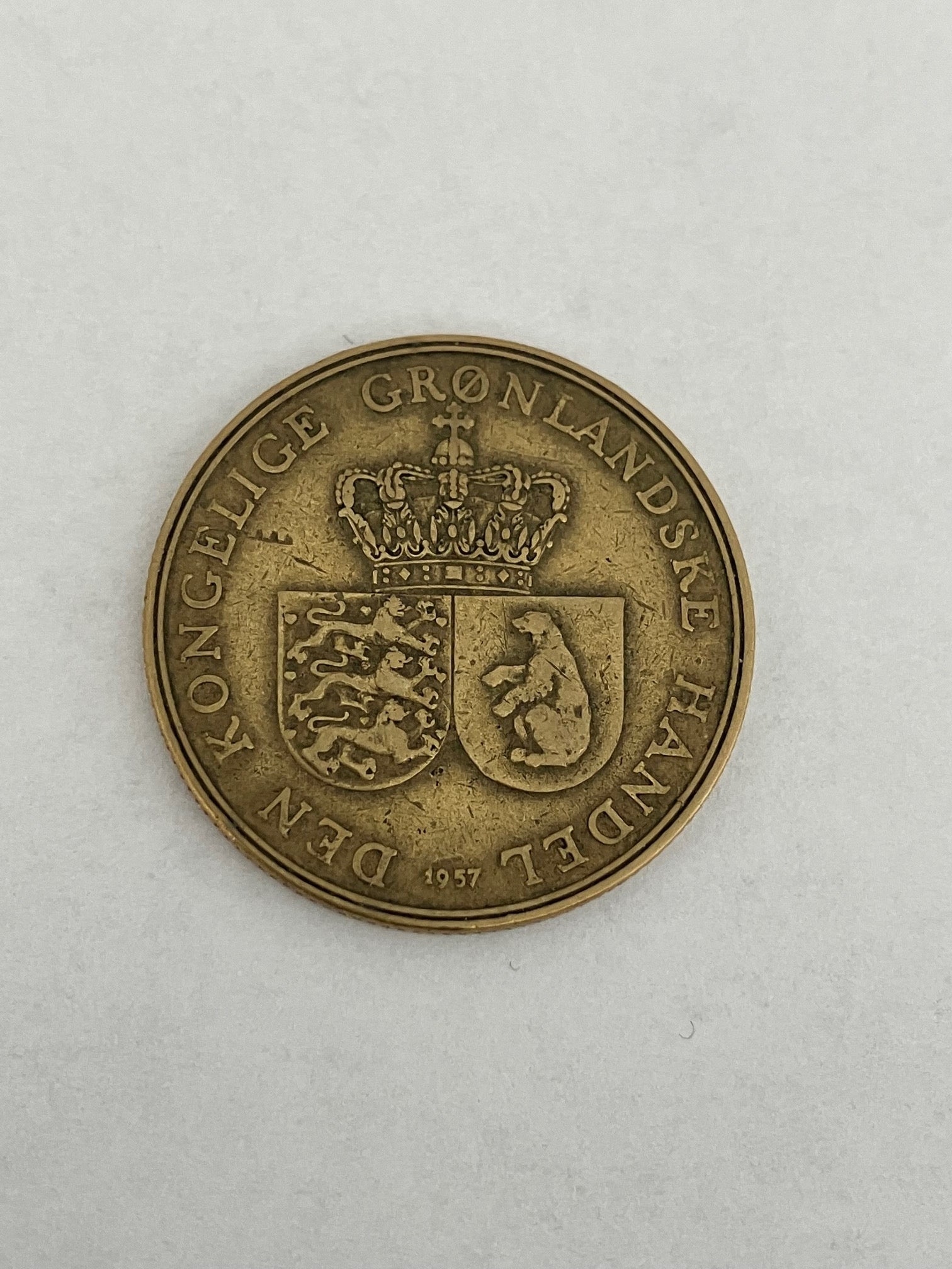 1 Krone Grønland 1957