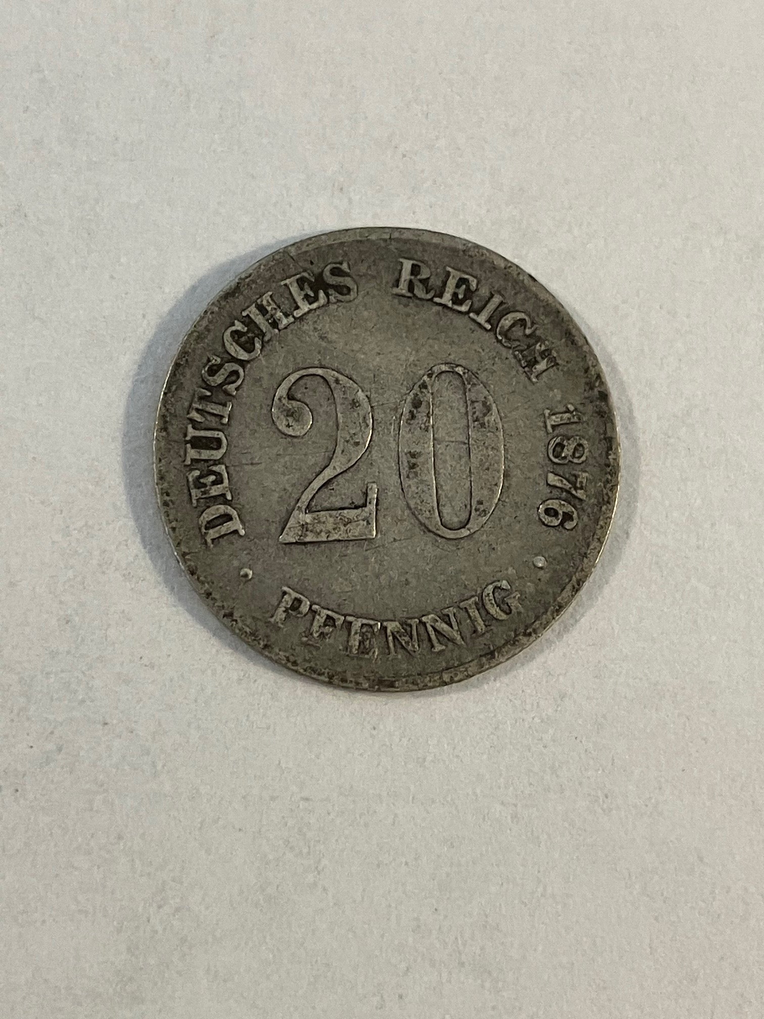 20 Pfennig 1876 Germany