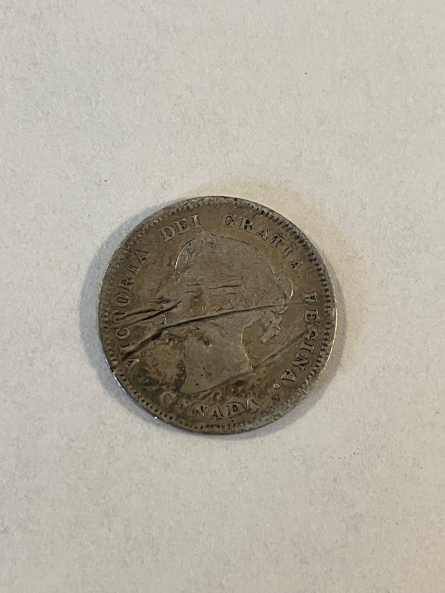 5 Cents Canada 1886 - Slidt