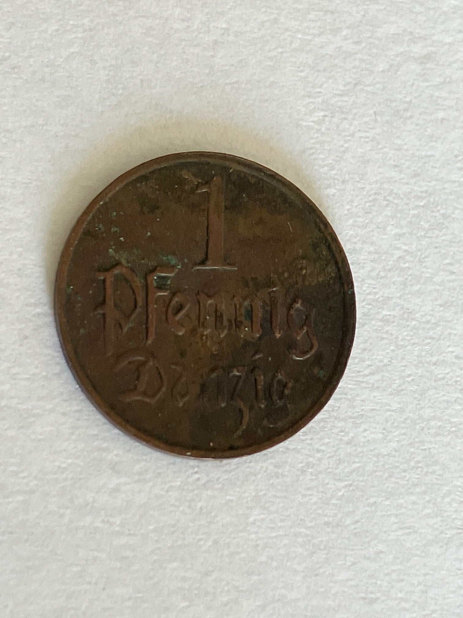 1 Pfenning Danzig 1930