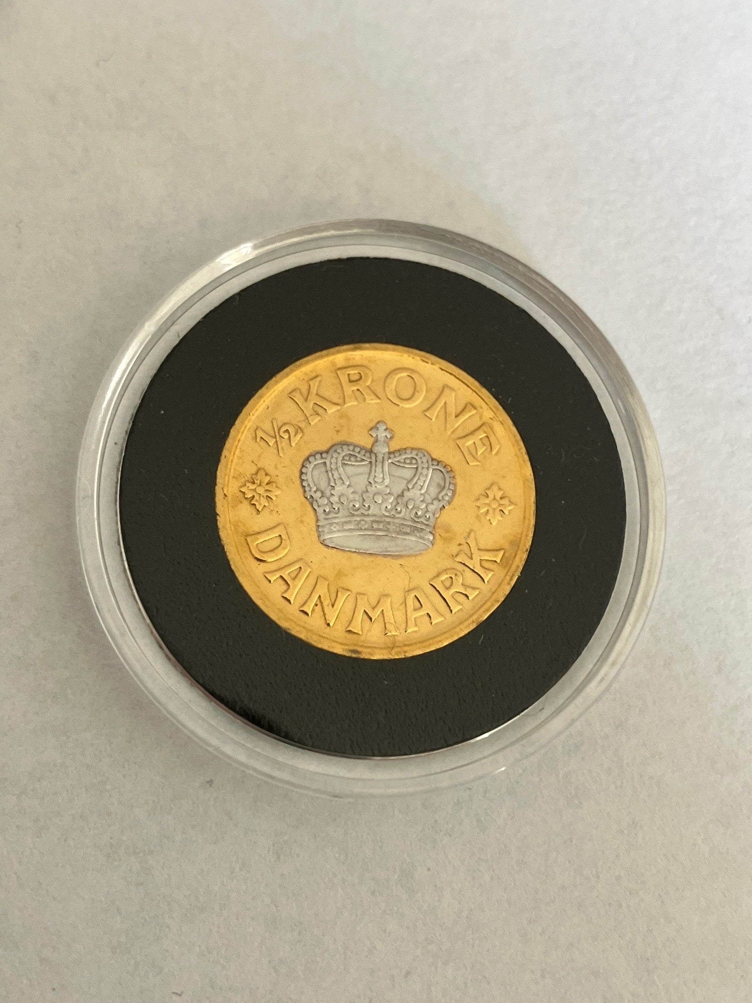1/2 Krone 1925 - Forgyldt
