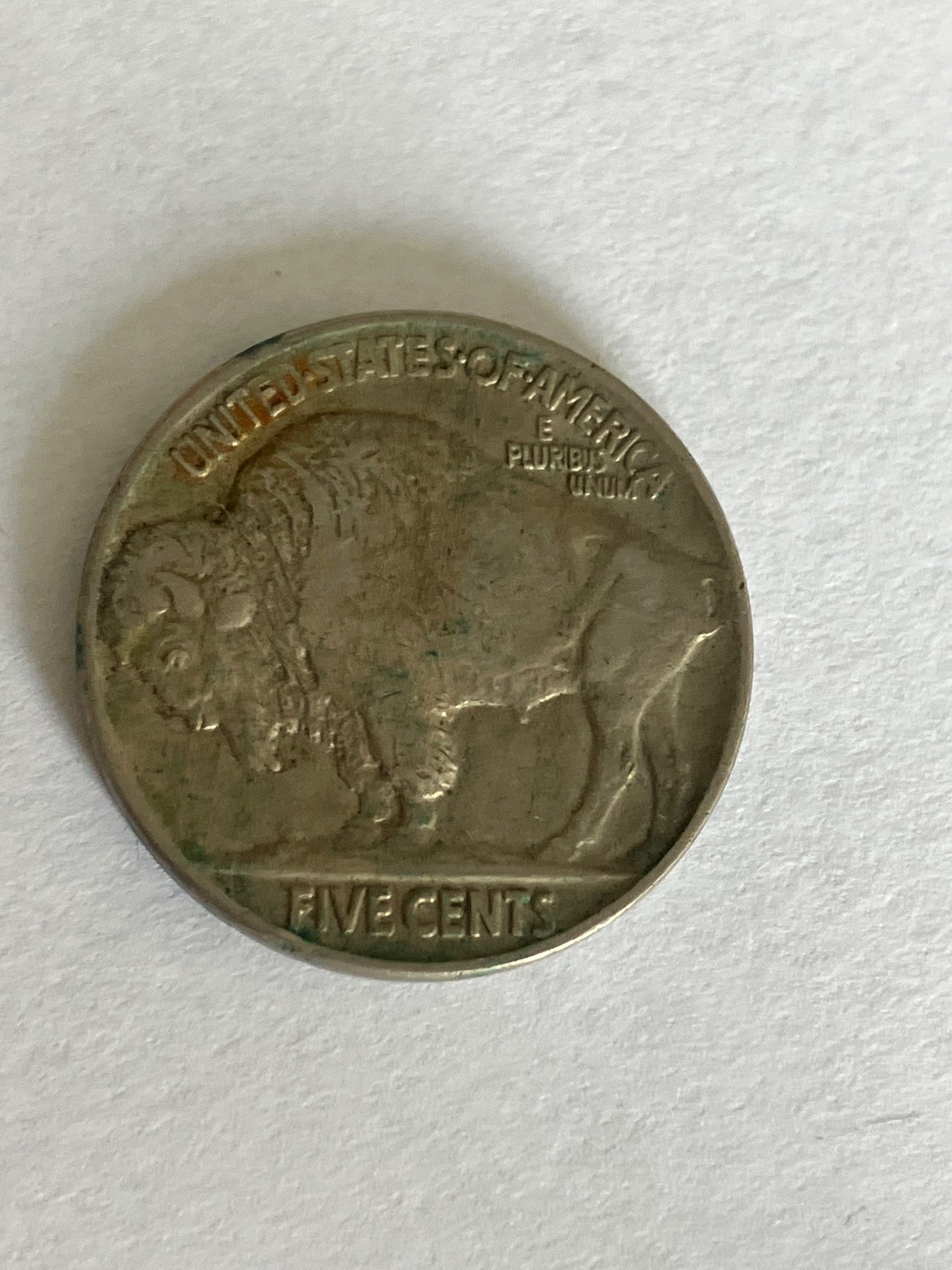 Buffalo Nickel 1914 - Bad condition