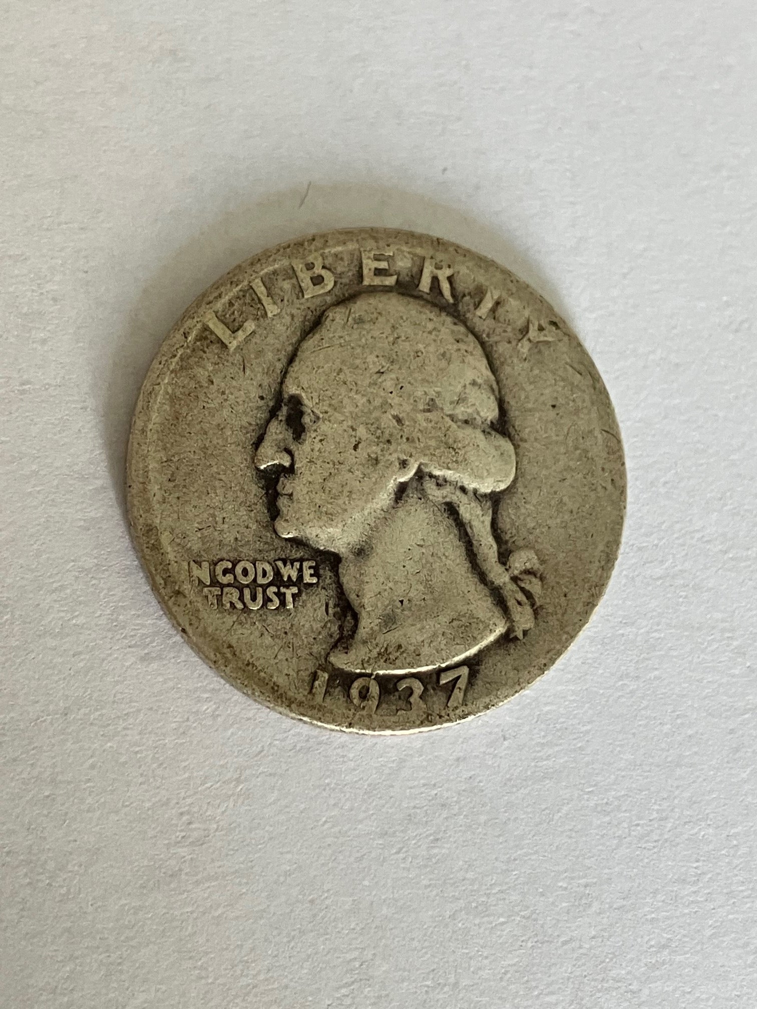 Quarter Dollar USA 1937