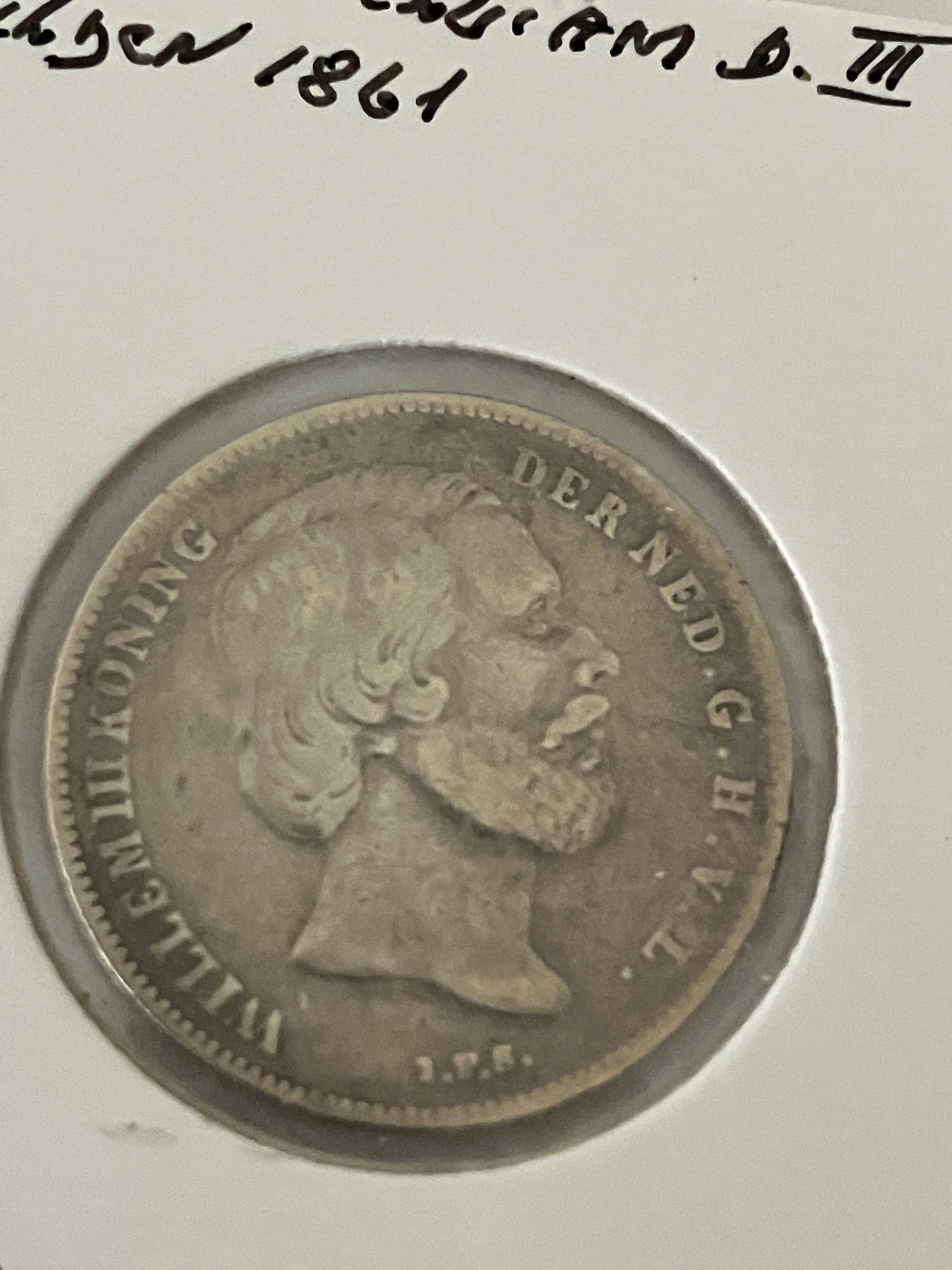 1/2 Gulden 1861 Netherlands