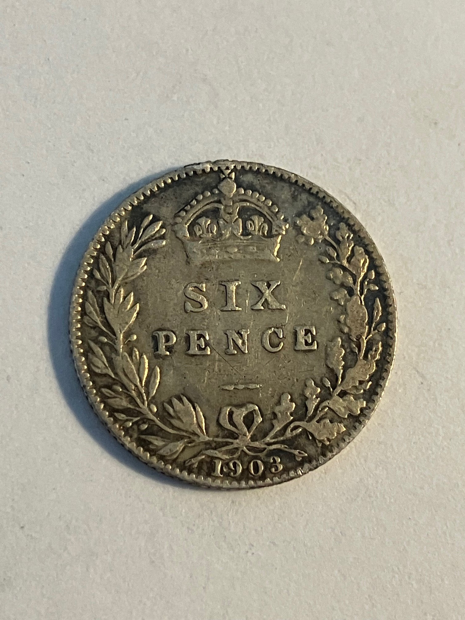 Six Pence 1903 England - Renset