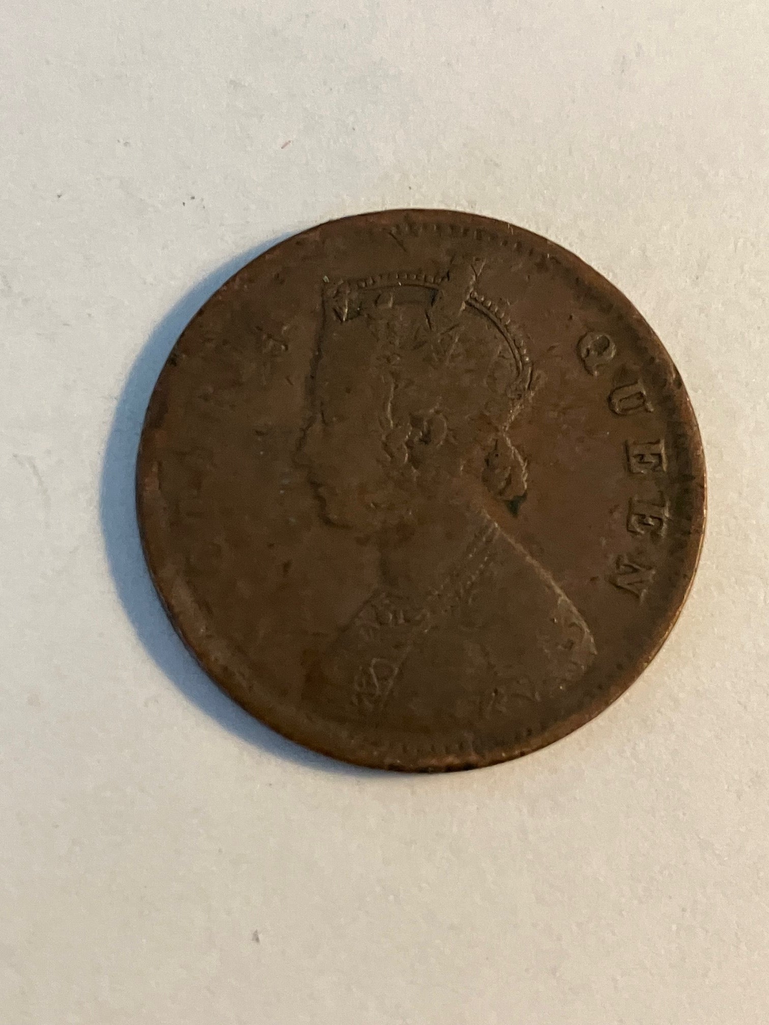 One Quarter Anna India 1862