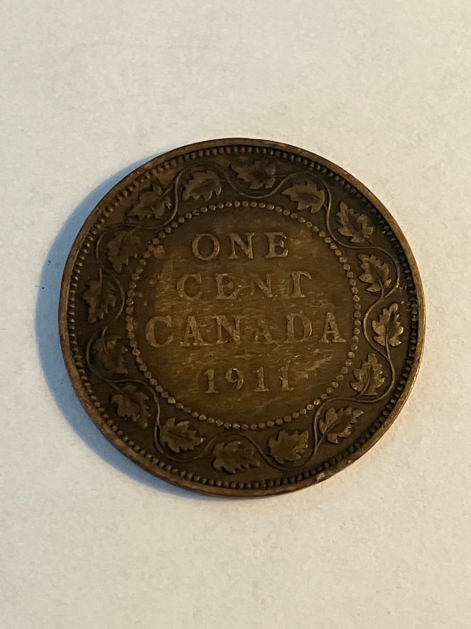 One Cent Canada 1911