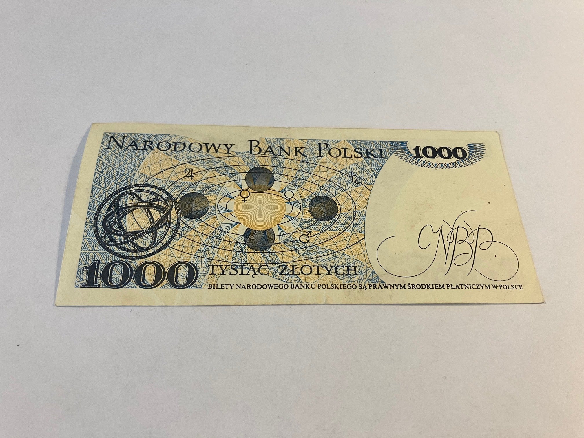 1000 Zlotych 1982 Poland