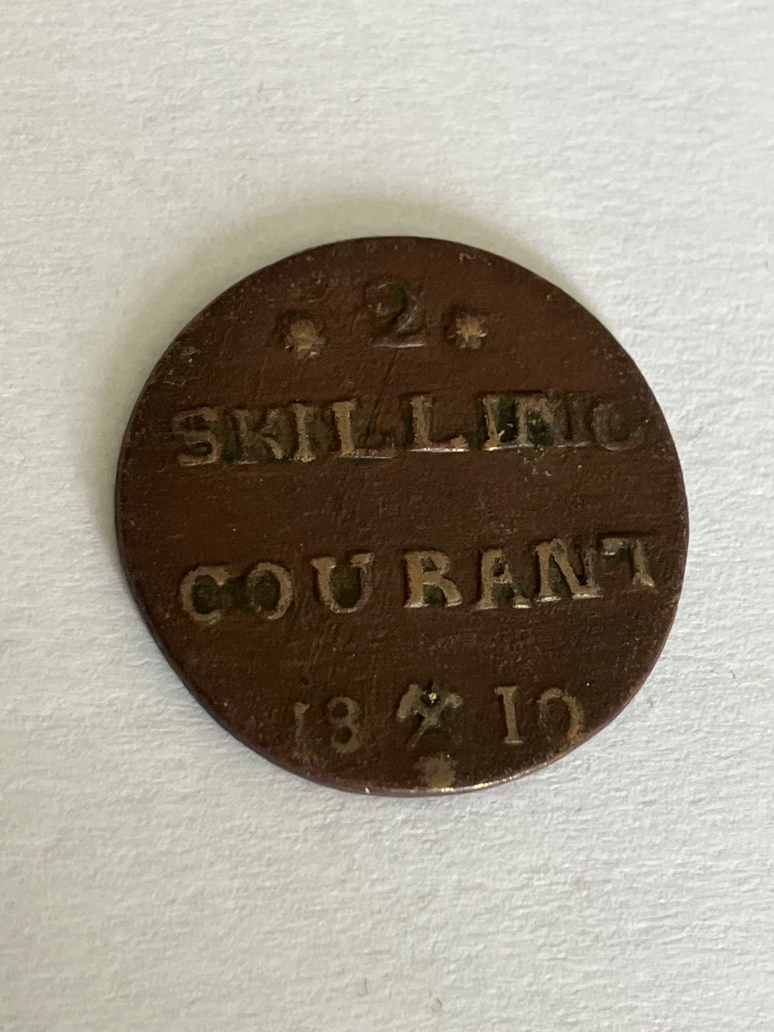 2 Skilling 1810 Norway