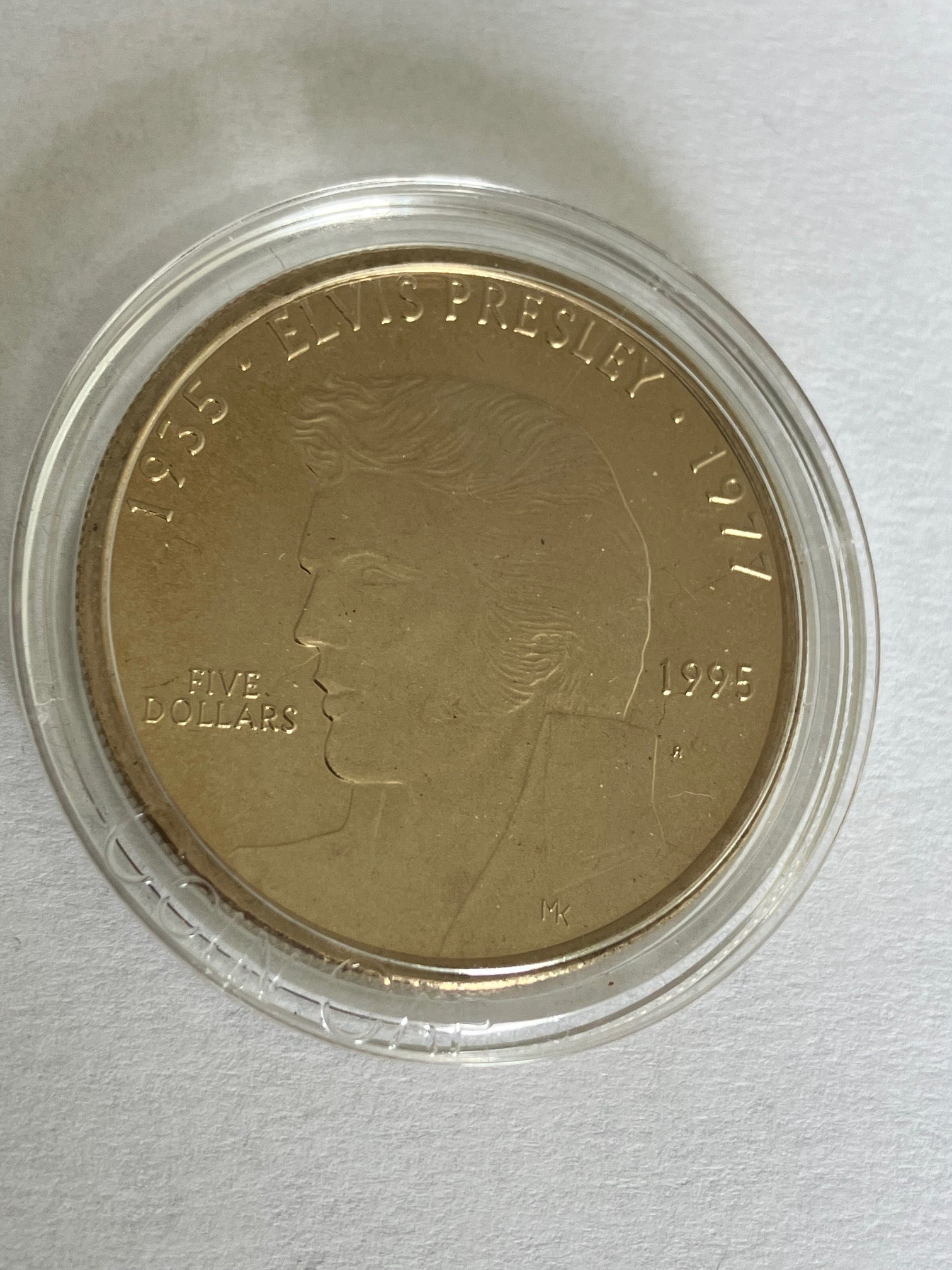 Five Dollars Elvis Presley 1995 - Marshall Islands